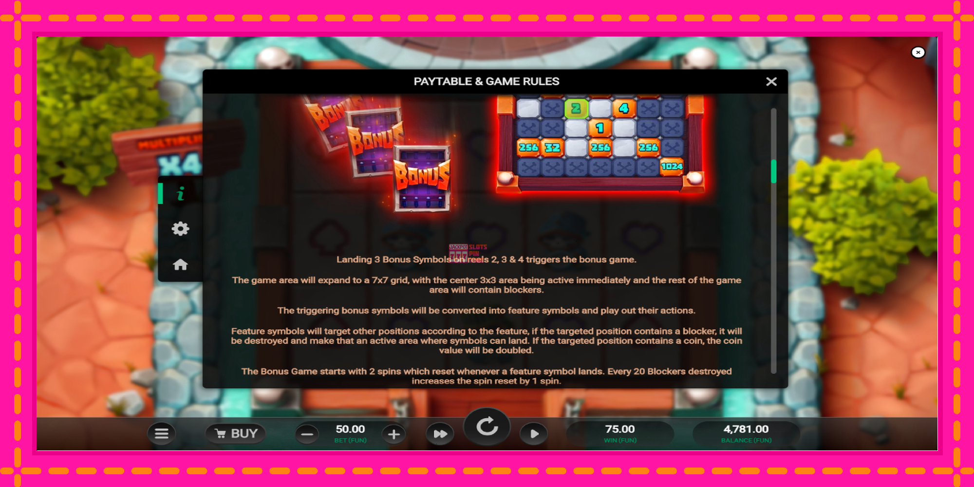 Slot machine Bone Raiders gratuitamente, immagine 6