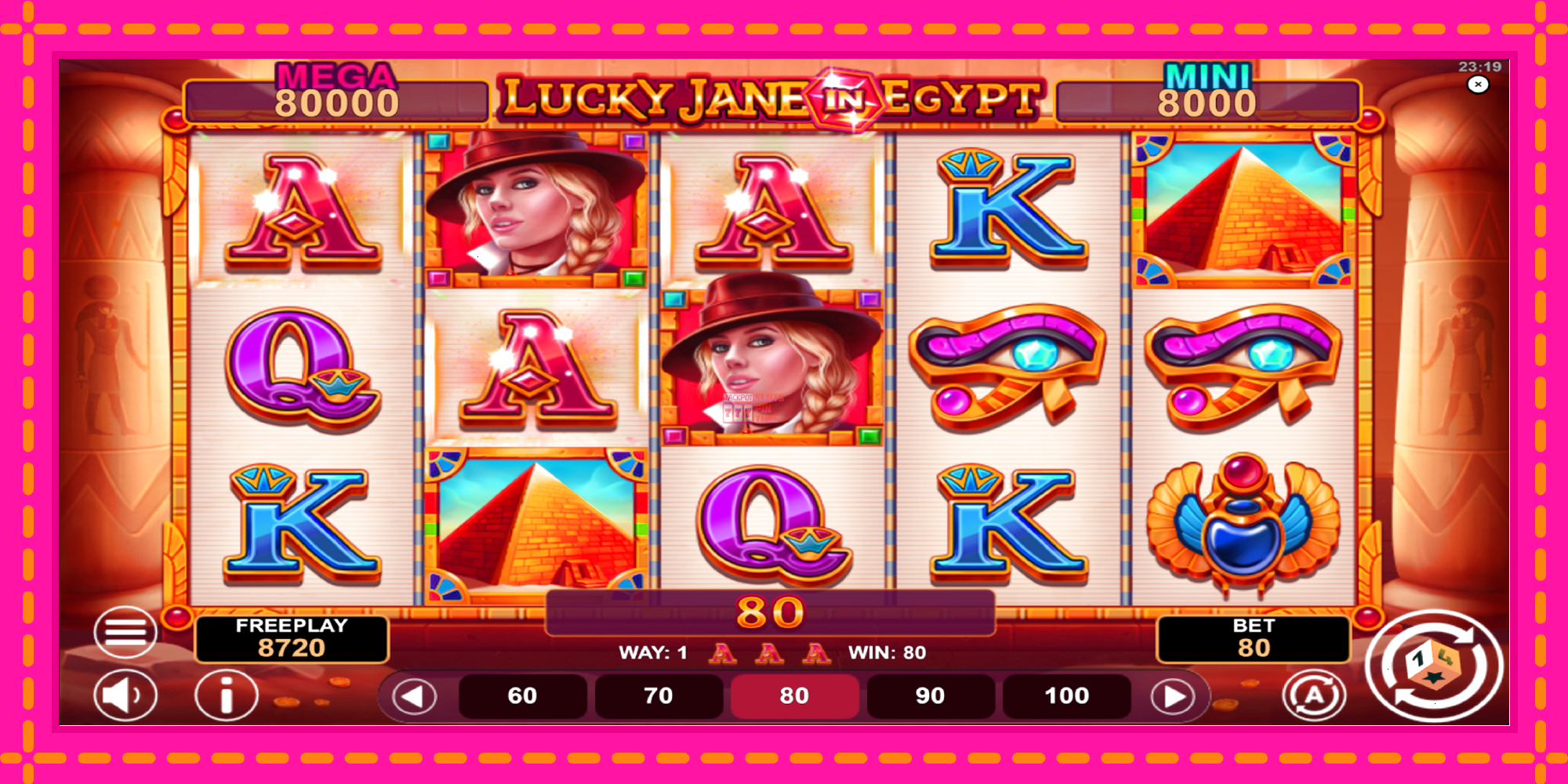 Slot machine Lucky Jane in Egypt Hold & Win gratuitamente, immagine 4