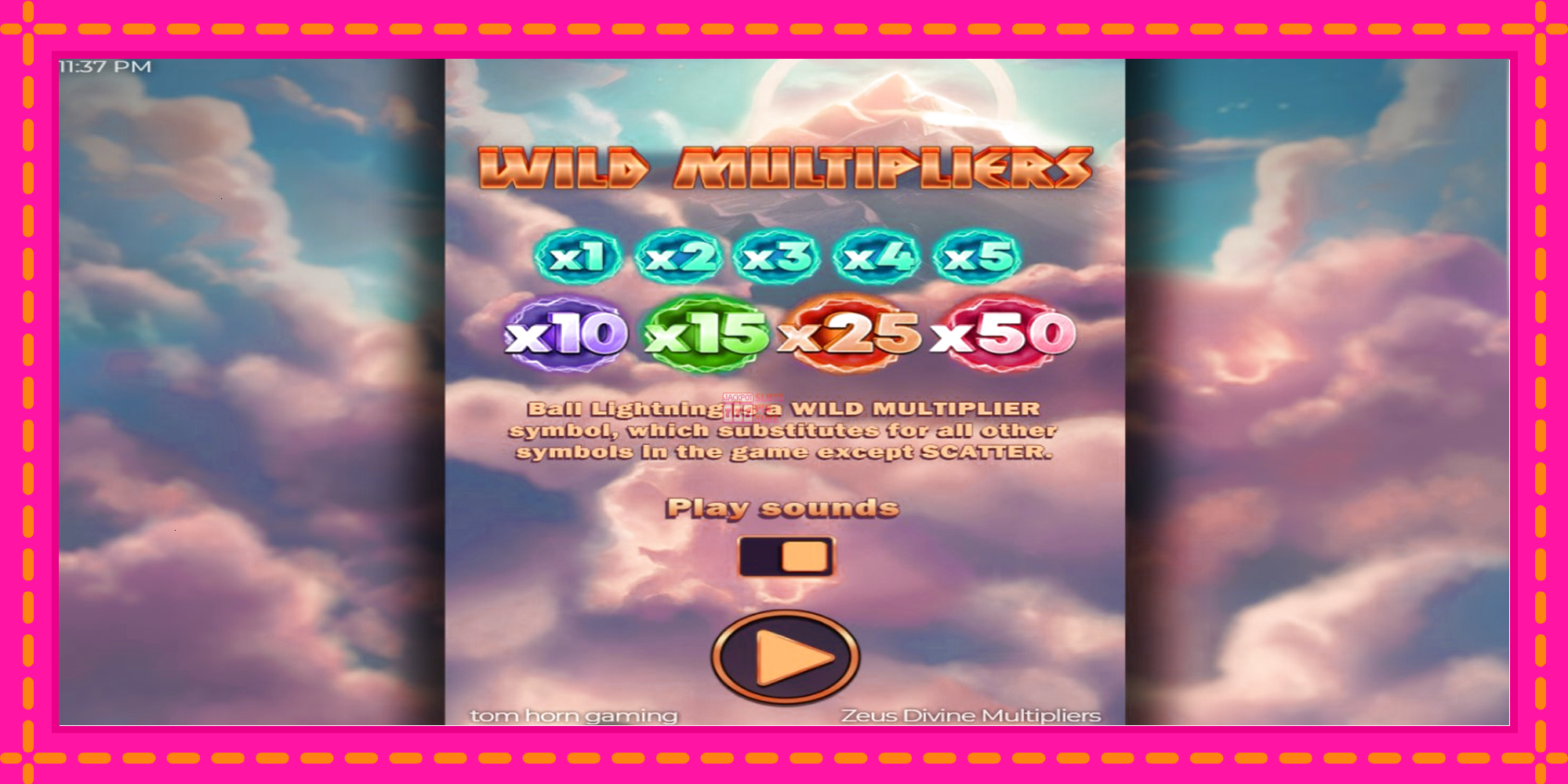 Slot machine Zeus Divine Multipliers gratuitamente, immagine 1