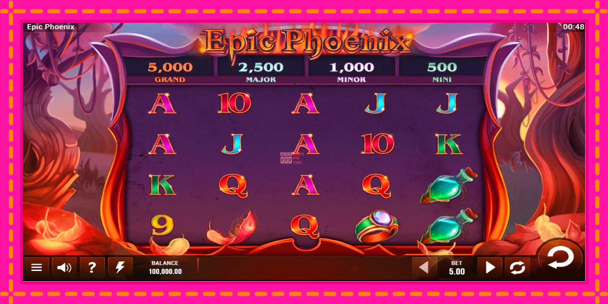 Slot machine Epic Phoenix gratuitamente, immagine 1