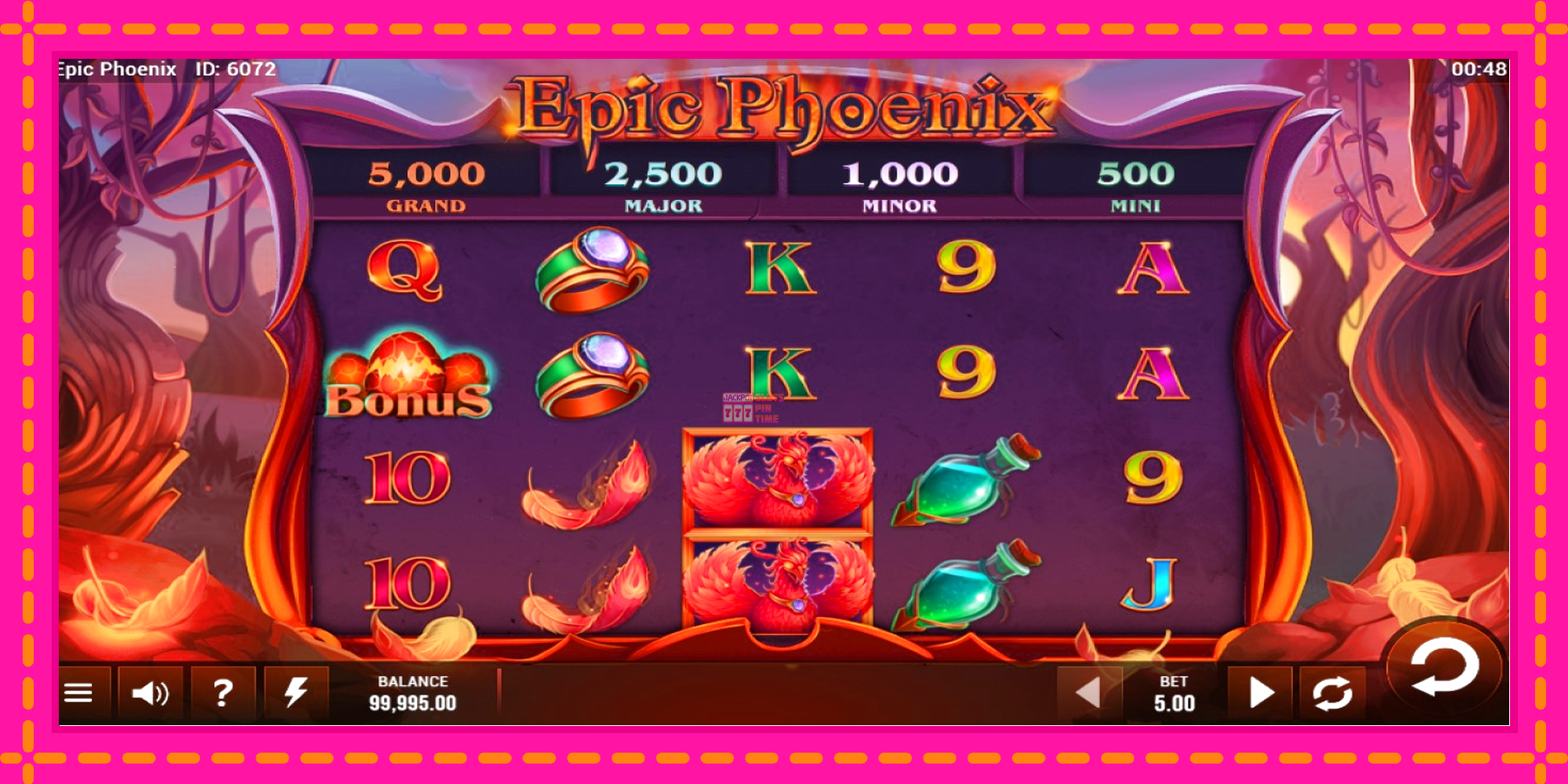 Slot machine Epic Phoenix gratuitamente, immagine 2