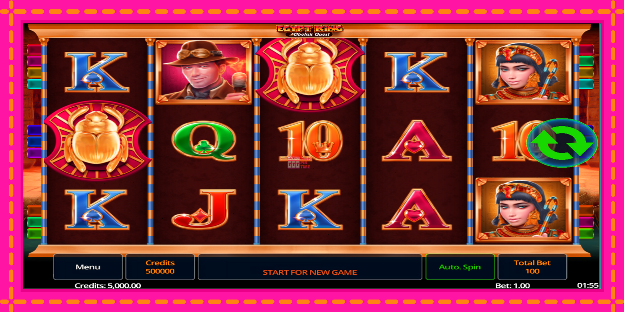 Slot machine Egypt King Obelisk Quest gratuitamente, immagine 2