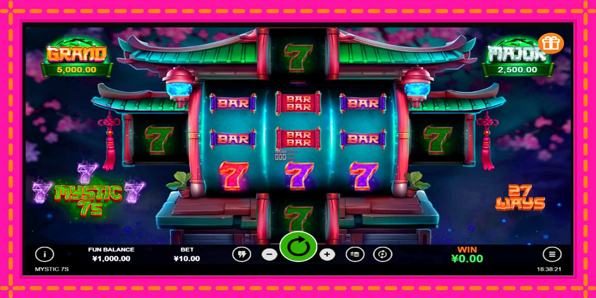 Slot machine Mystic 7s gratuitamente, immagine 1