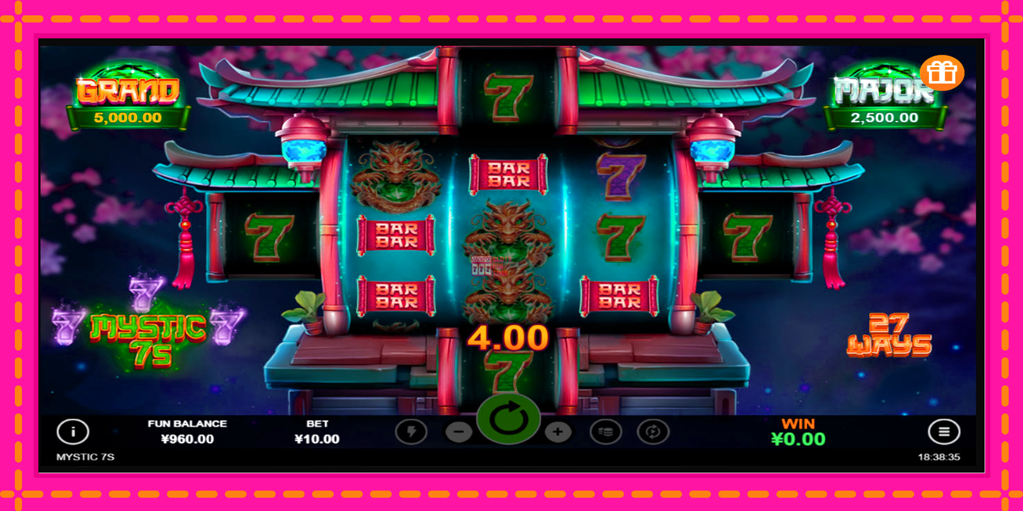 Slot machine Mystic 7s gratuitamente, immagine 2