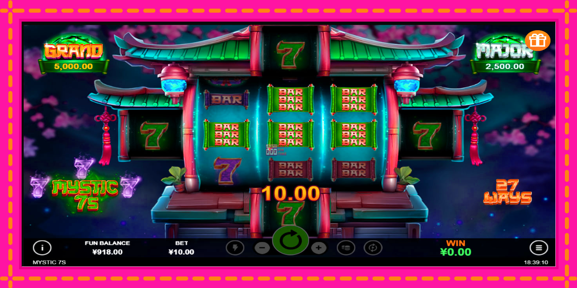 Slot machine Mystic 7s gratuitamente, immagine 4