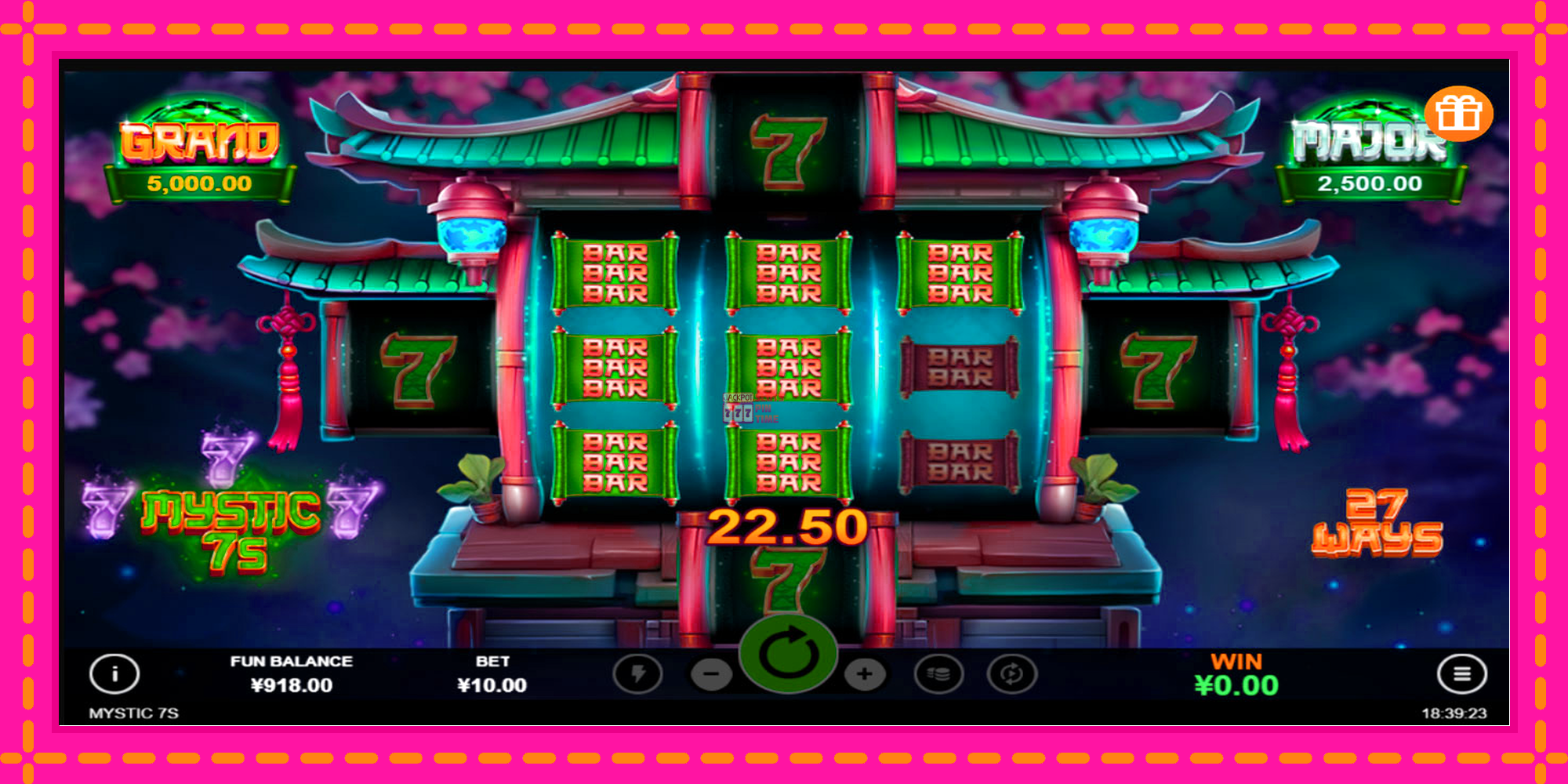 Slot machine Mystic 7s gratuitamente, immagine 5