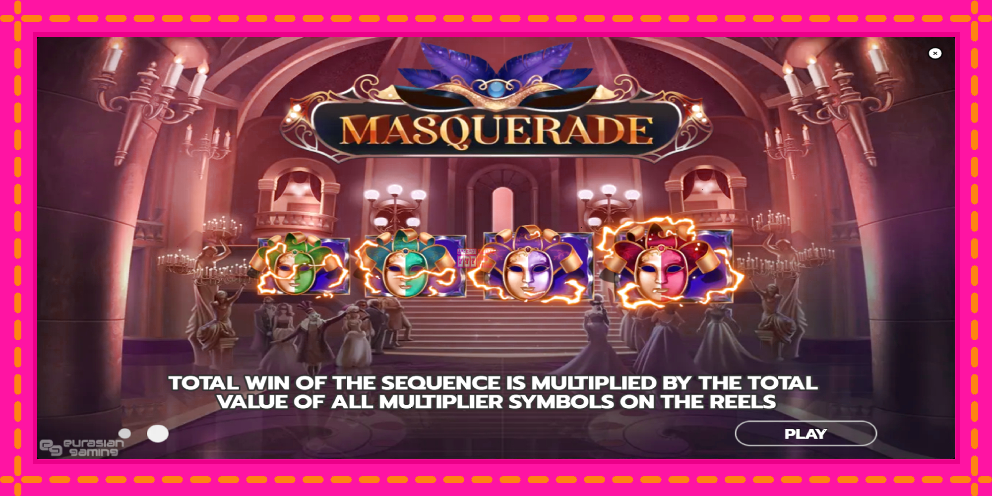 Slot machine Masquerade gratuitamente, immagine 1