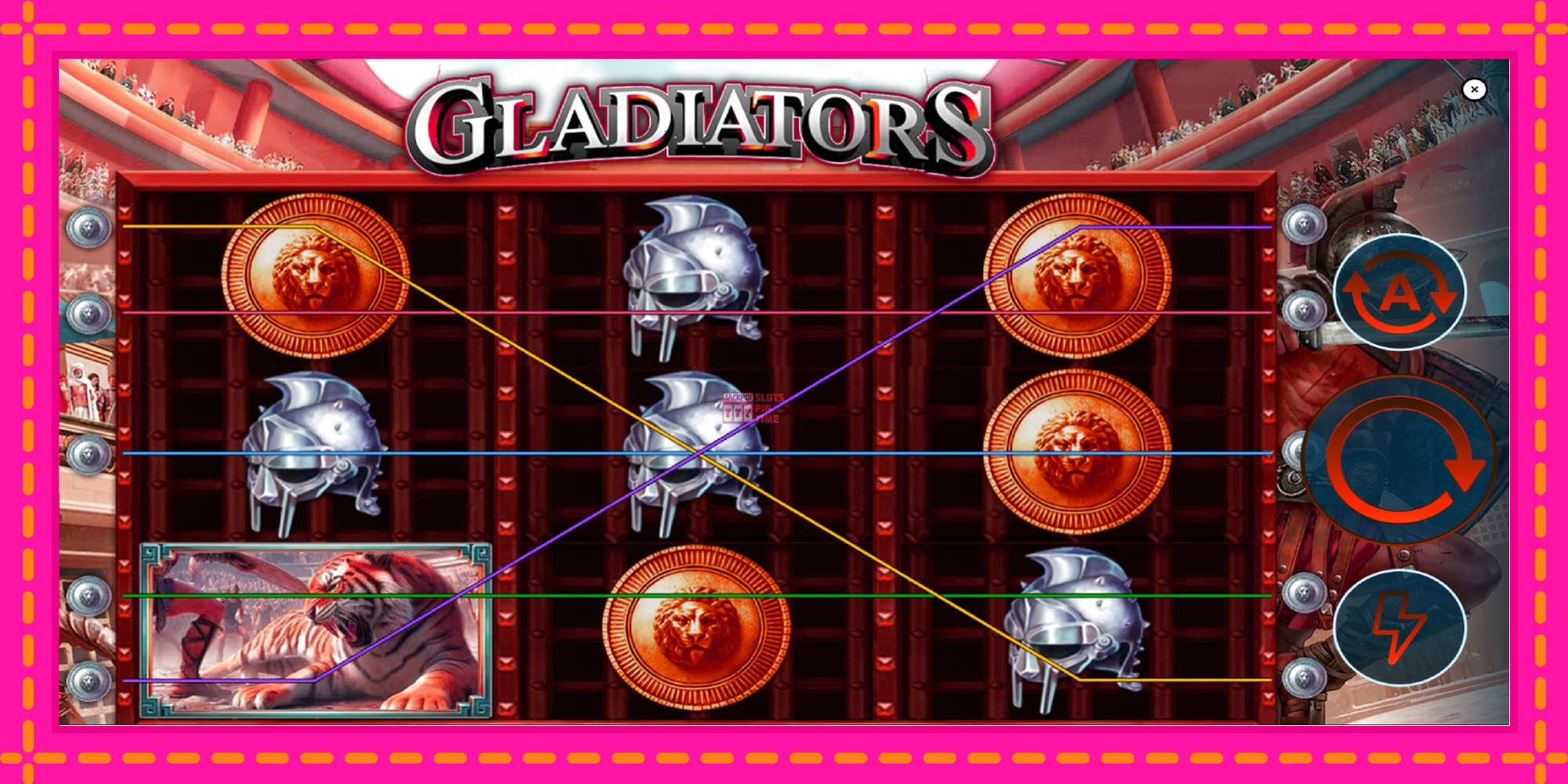 Slot machine Gladiators gratuitamente, immagine 2