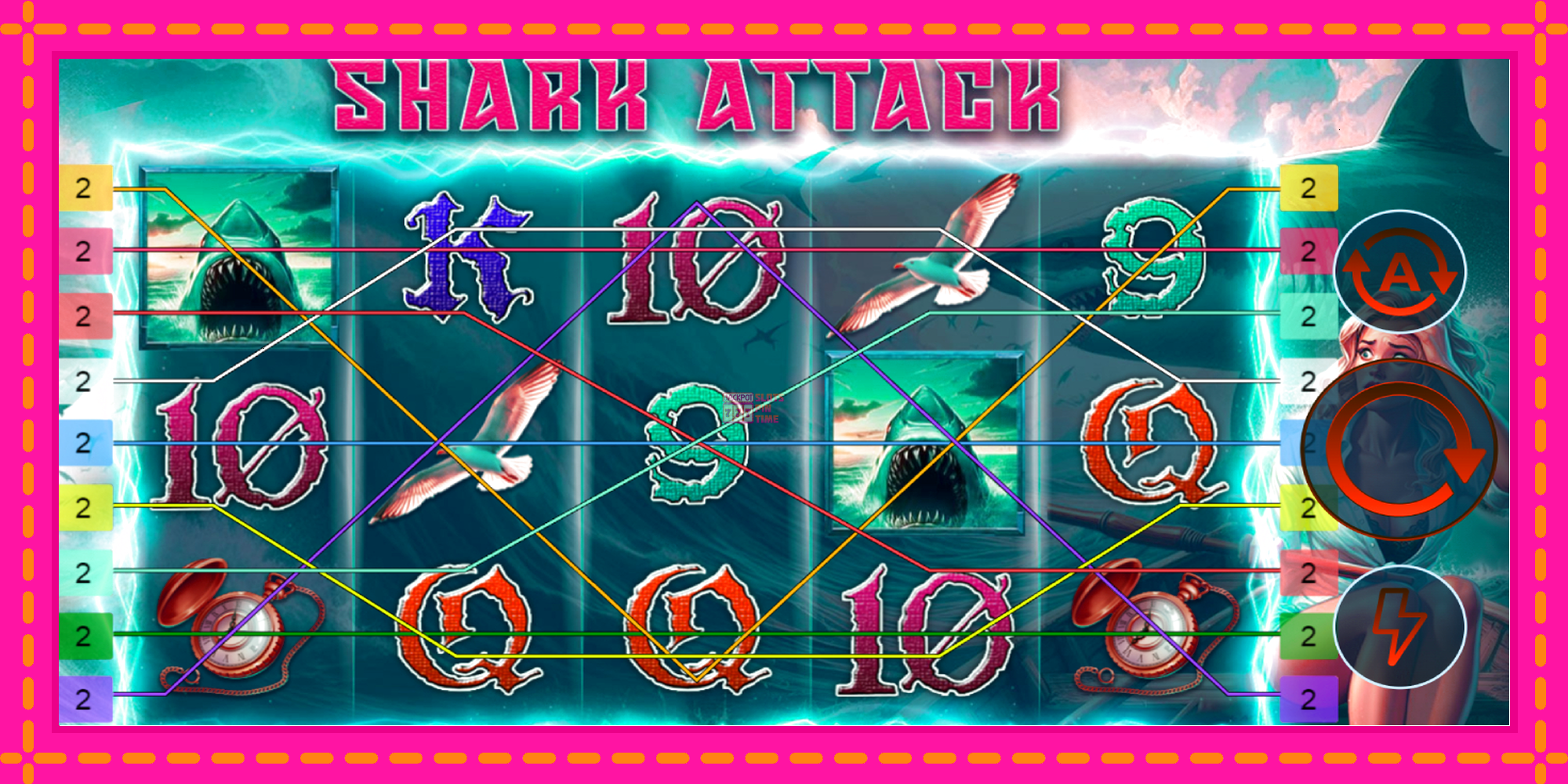 Slot machine Shark Attack gratuitamente, immagine 2