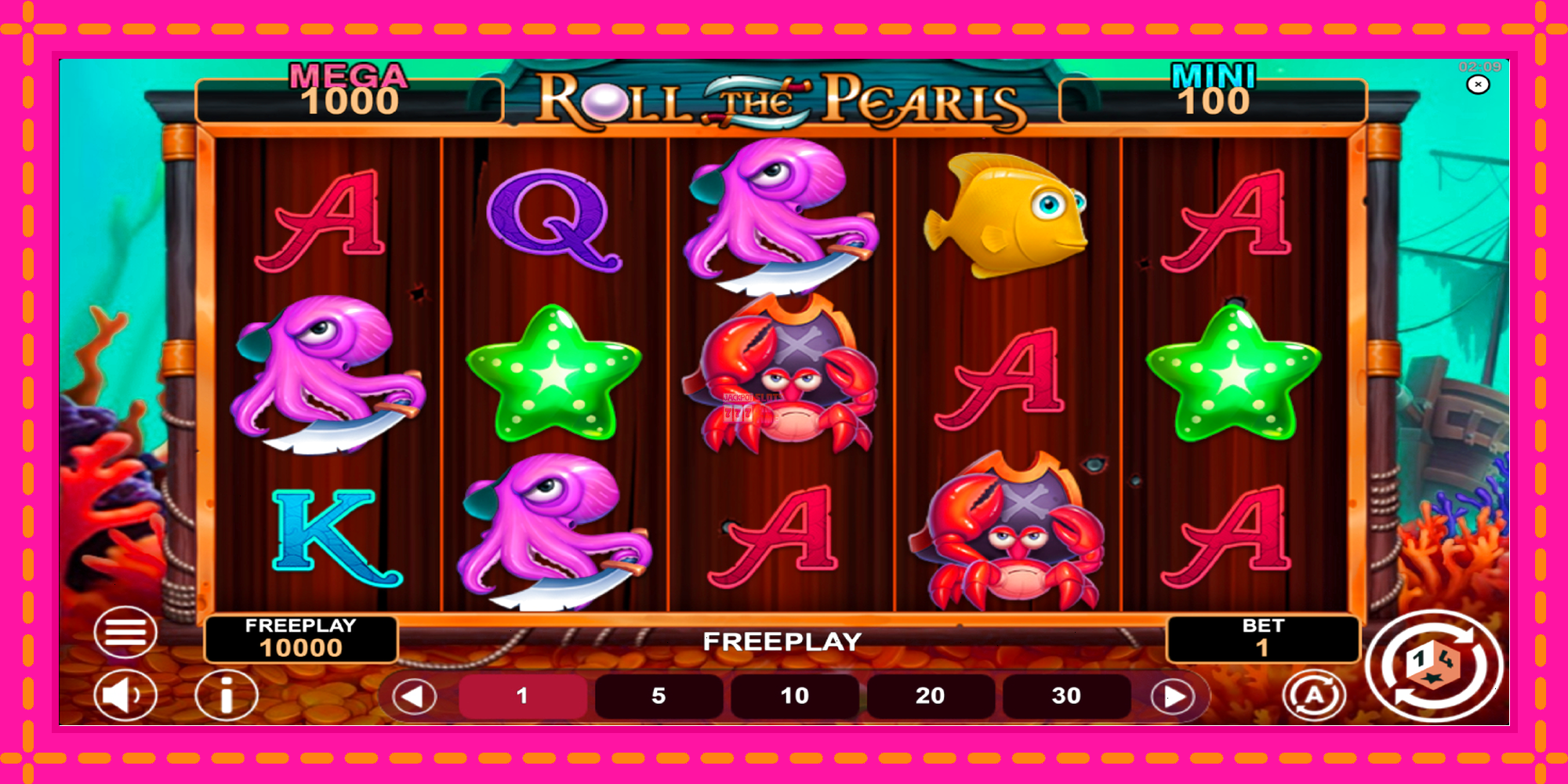 Slot machine Roll The Pearls Hold & Win gratuitamente, immagine 2