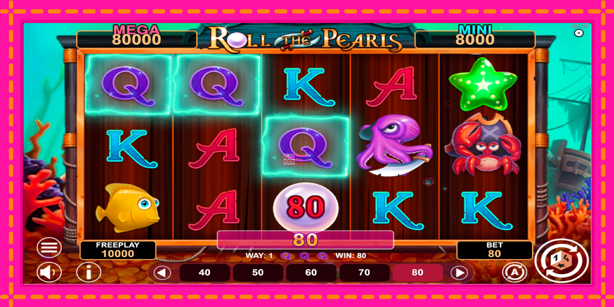 Slot machine Roll The Pearls Hold & Win gratuitamente, immagine 3