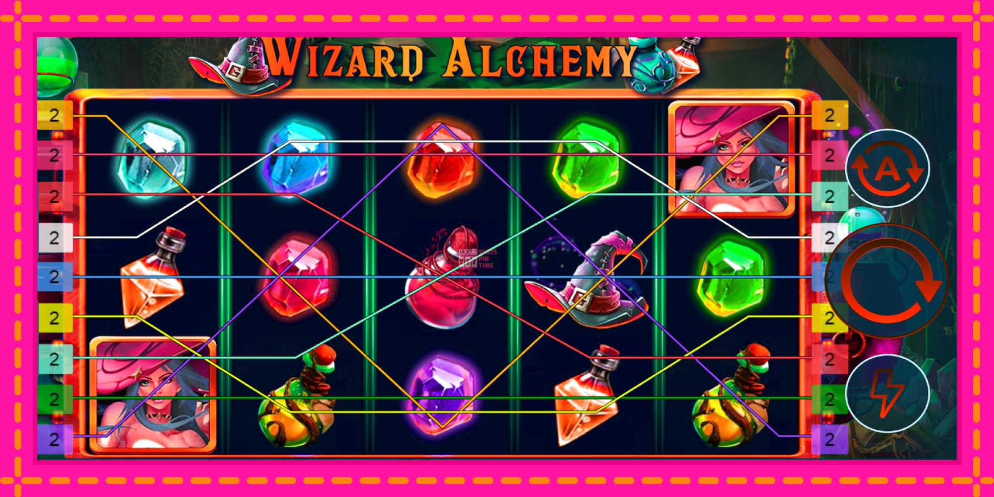 Slot machine Wizard Alchemy gratuitamente, immagine 2