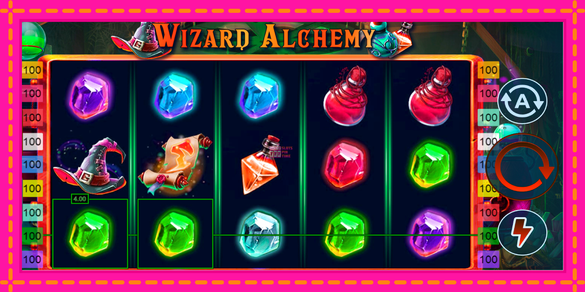 Slot machine Wizard Alchemy gratuitamente, immagine 3