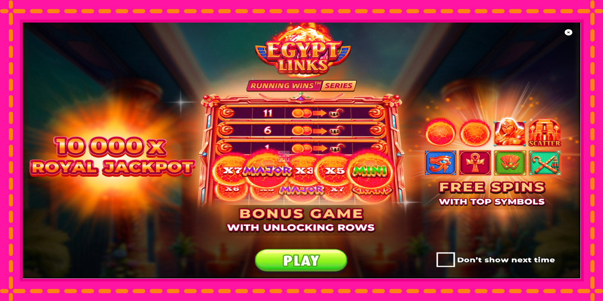 Slot machine Egypt Links: Running Wins gratuitamente, immagine 1