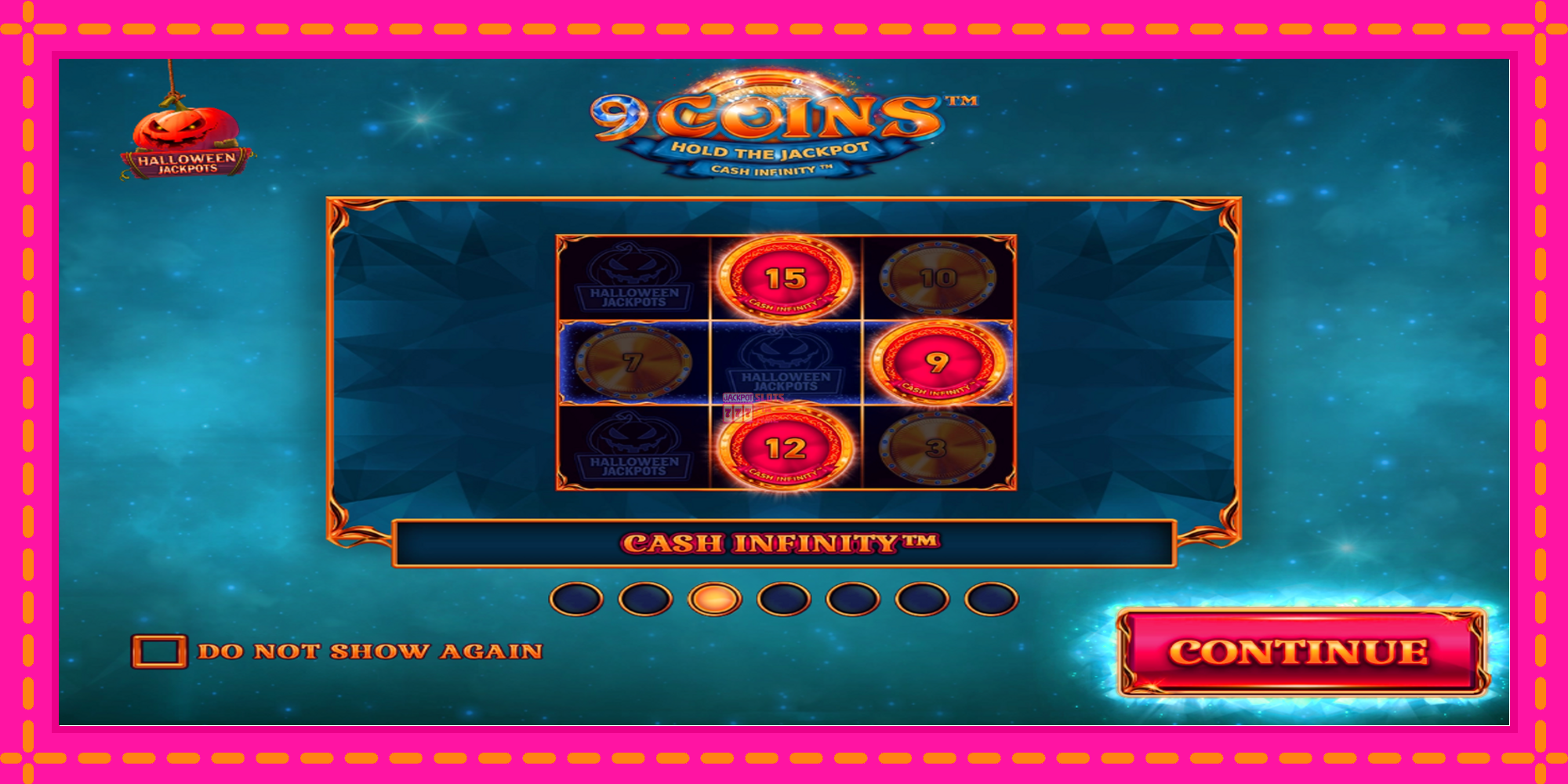 Slot machine 9 Coins Grand Diamond Edition Halloween Jackpots gratuitamente, immagine 1