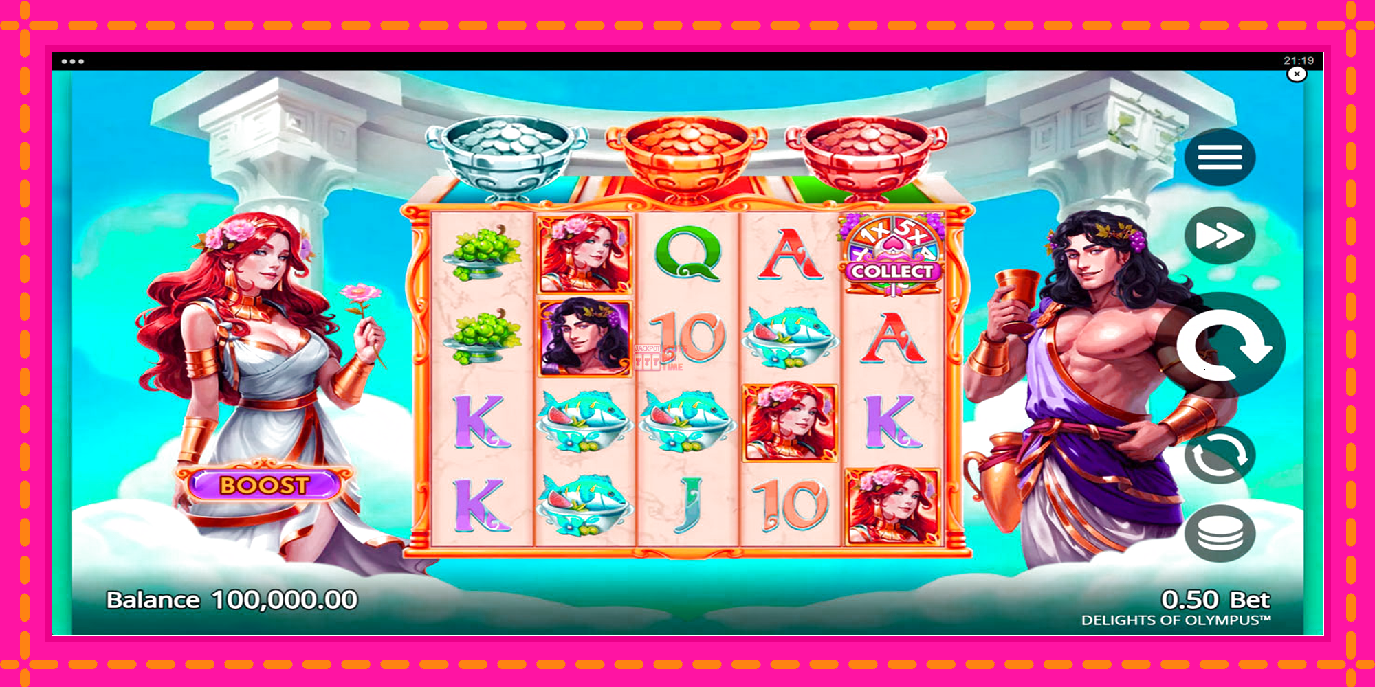 Slot machine Delights of Olympus gratuitamente, immagine 1