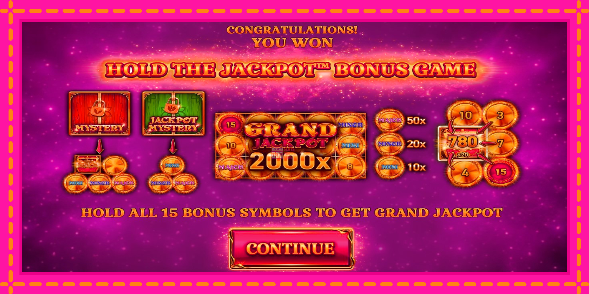 Slot machine 15 Coins Grand Gold Edition Halloween Jackpot gratuitamente, immagine 3