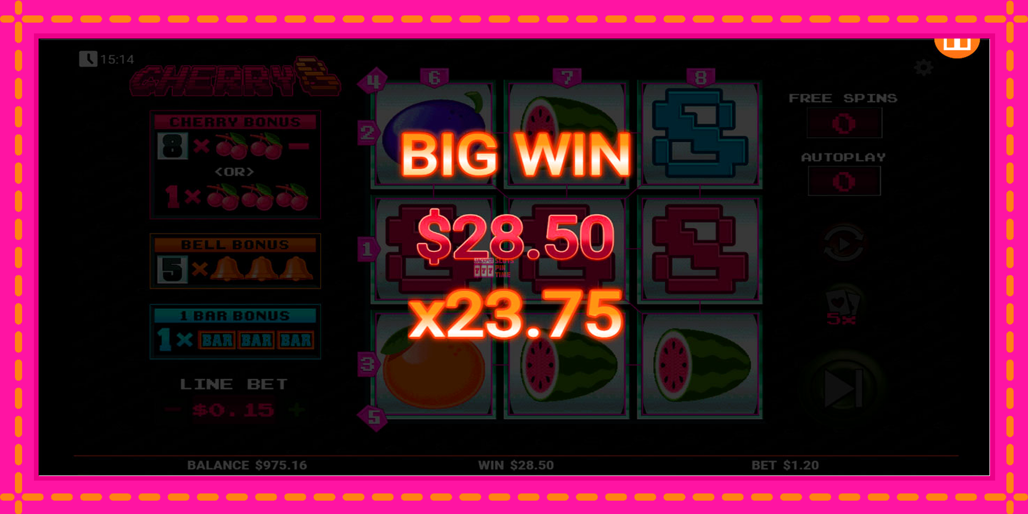 Slot machine Cherry8 gratuitamente, immagine 4