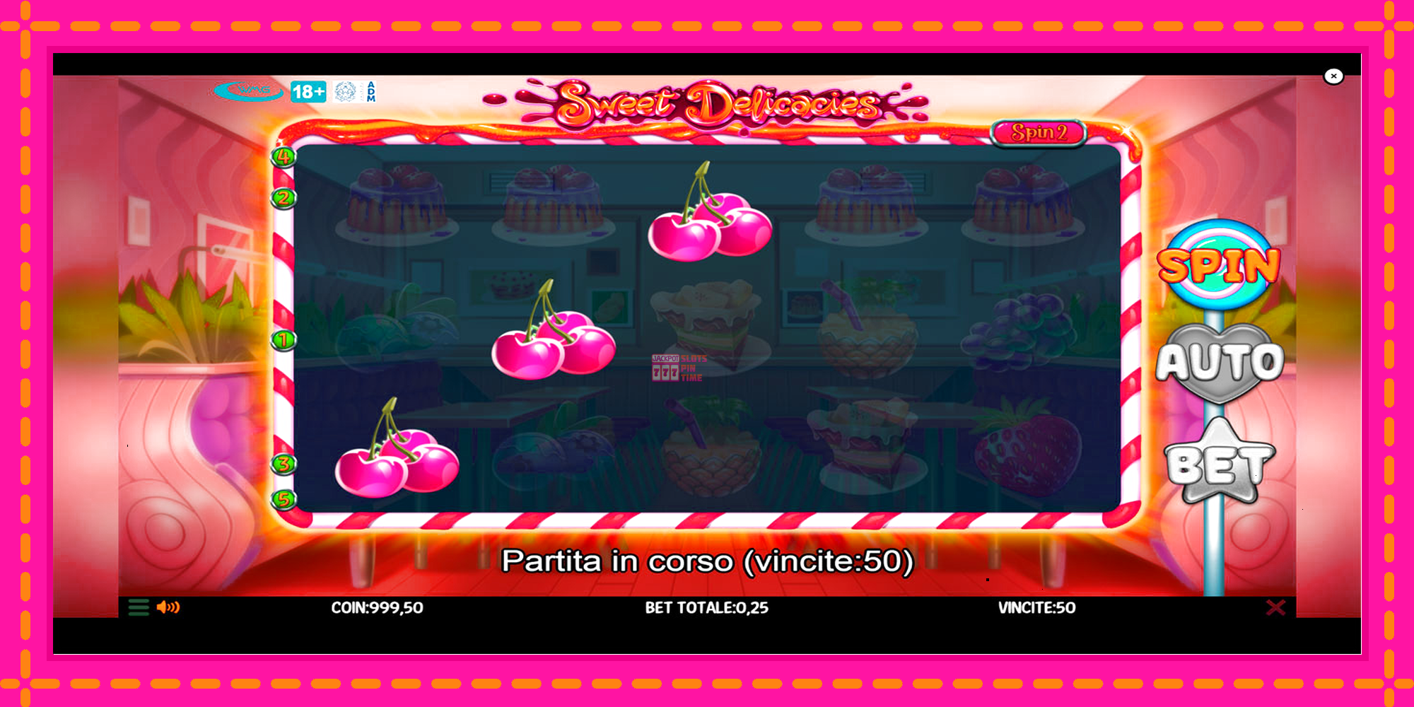 Slot machine Sweet Delicacies gratuitamente, immagine 2