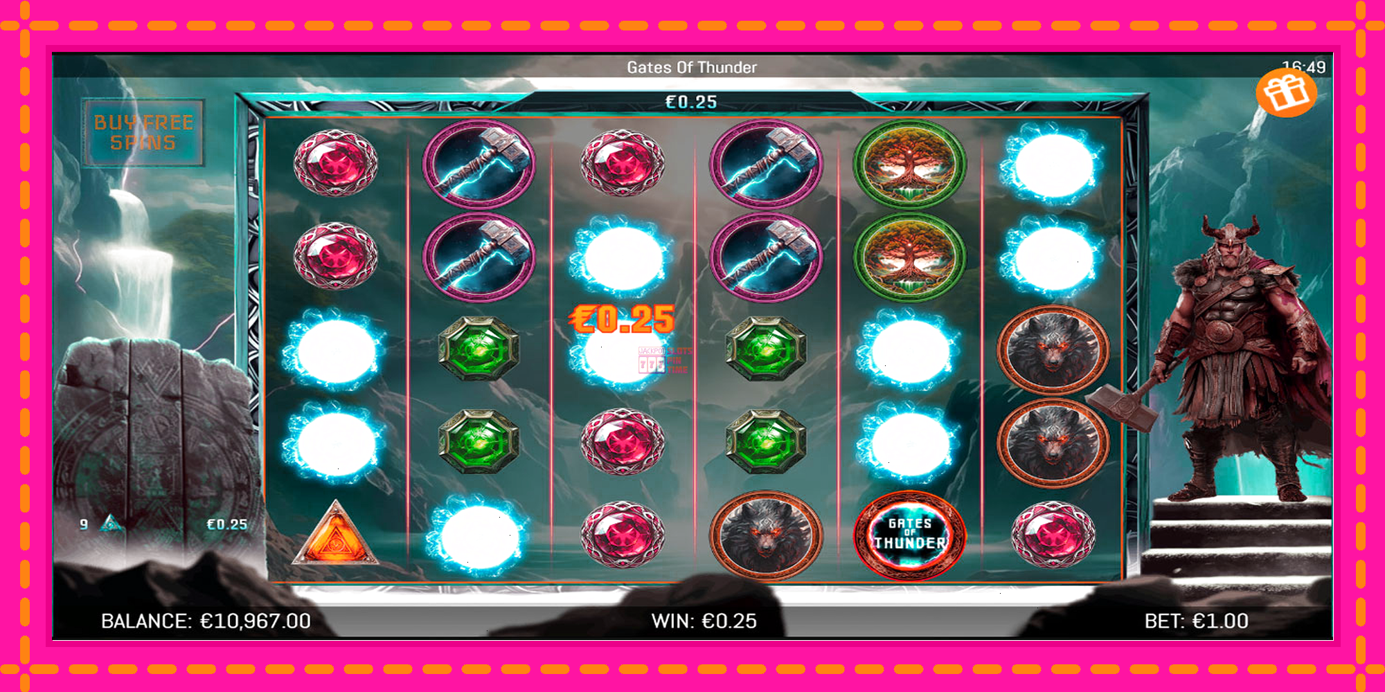 Slot machine Gates of Thunder gratuitamente, immagine 3