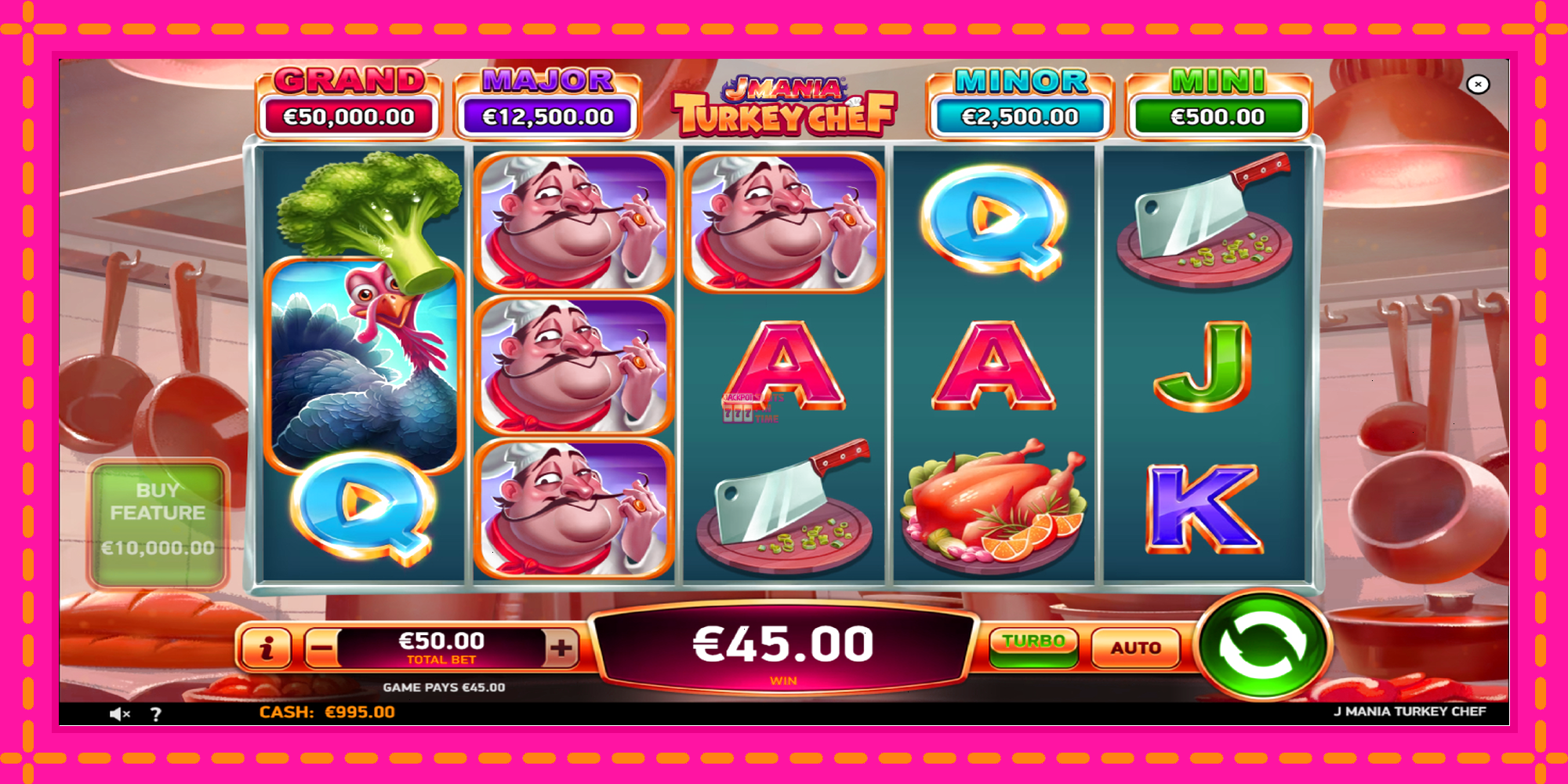 Slot machine J Mania Turkey Chef gratuitamente, immagine 4