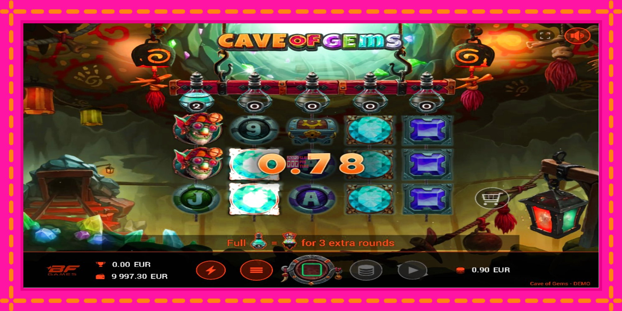 Slot machine Cave of Gems gratuitamente, immagine 3