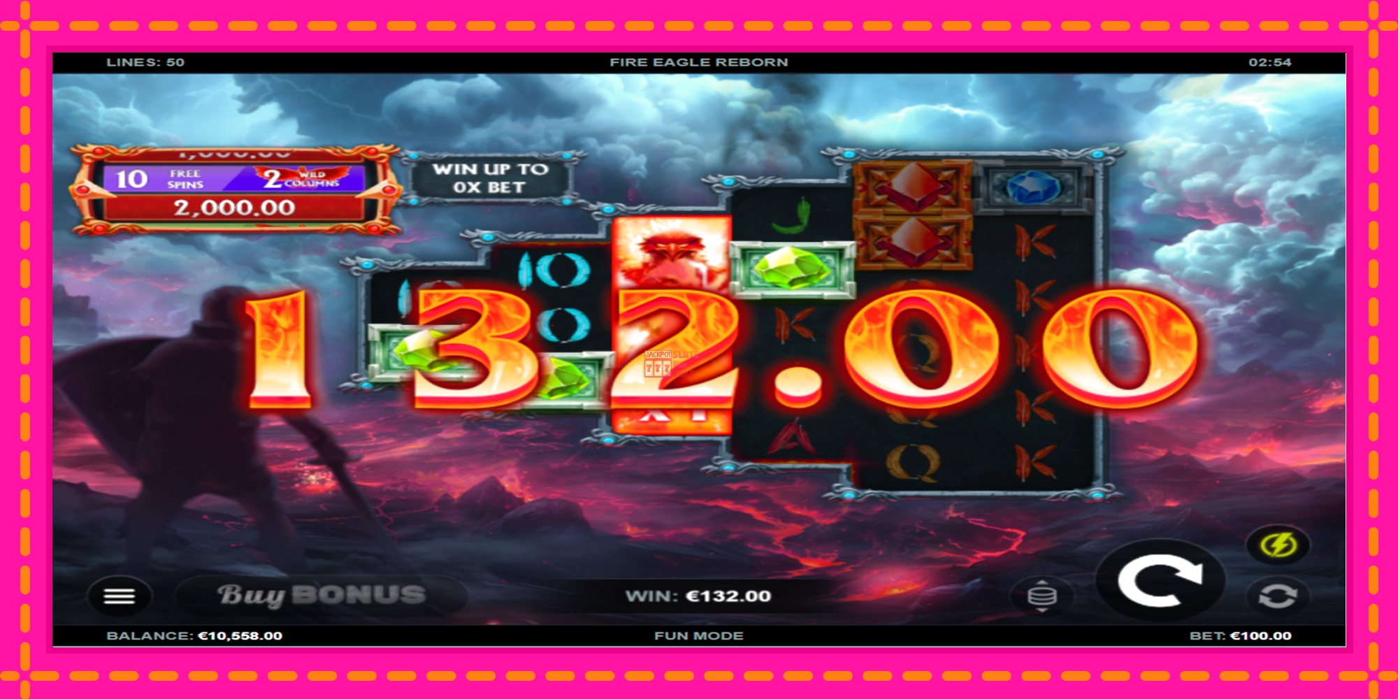 Slot machine Fire Eagle Reborn gratuitamente, immagine 2