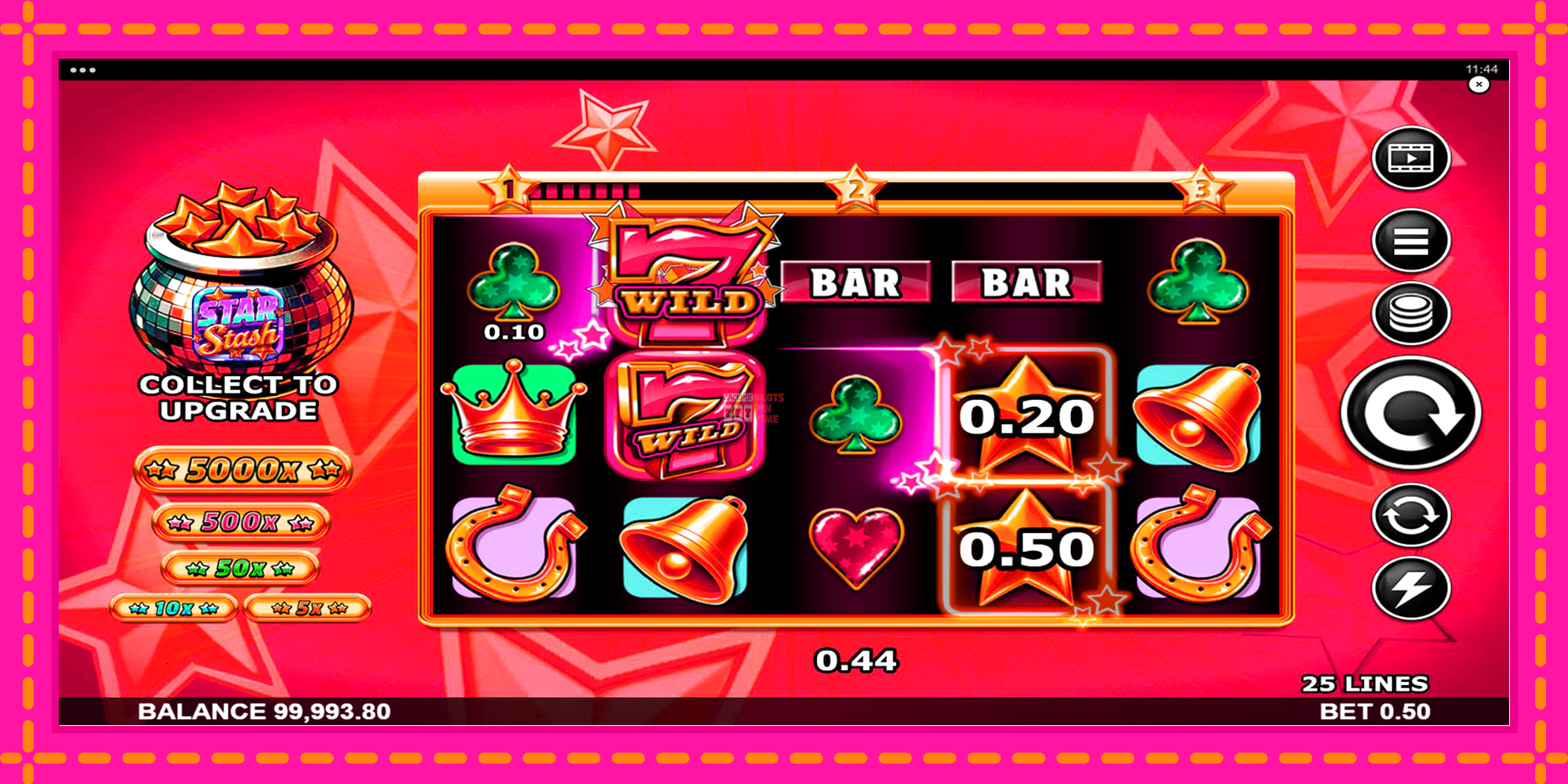 Slot machine Star Stash Wild 7s gratuitamente, immagine 4