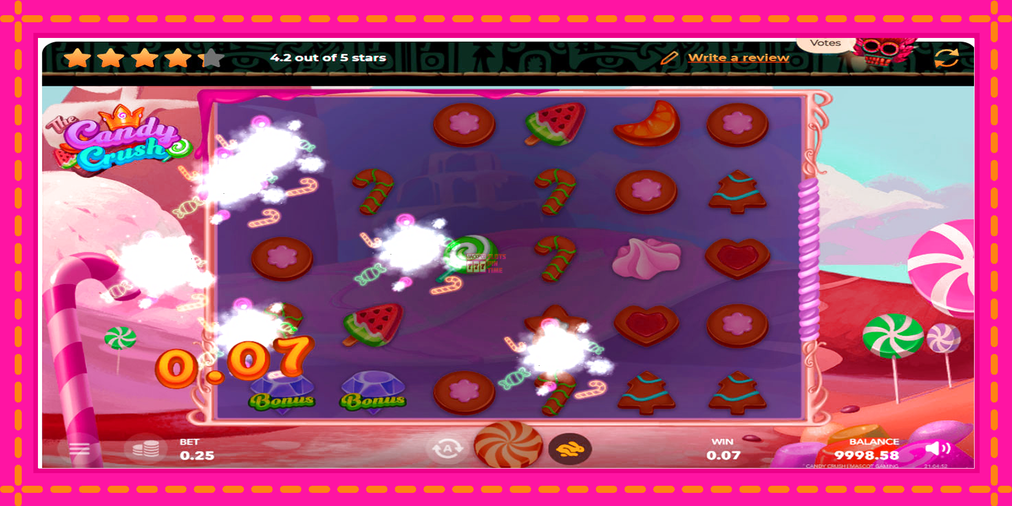 Slot machine Candy Splasher gratuitamente, immagine 3