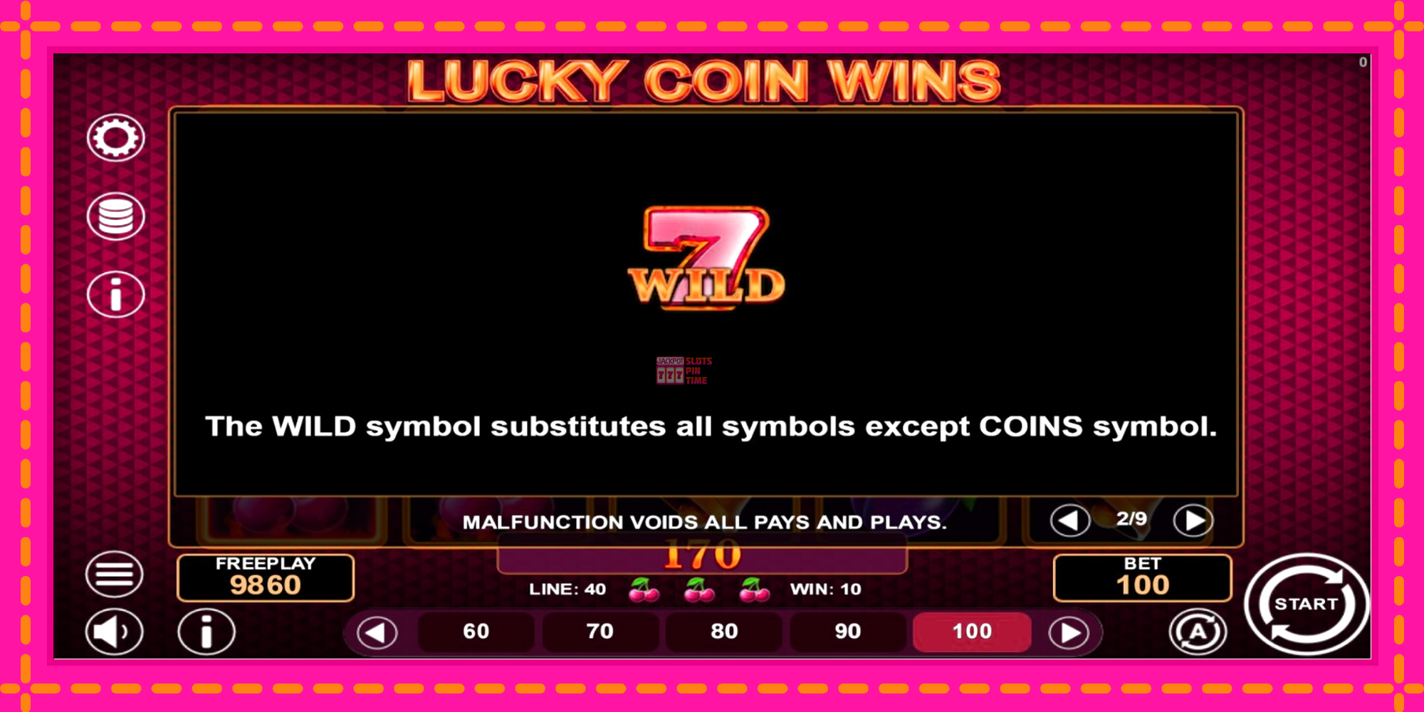 Slot machine Lucky Coin Wins gratuitamente, immagine 5