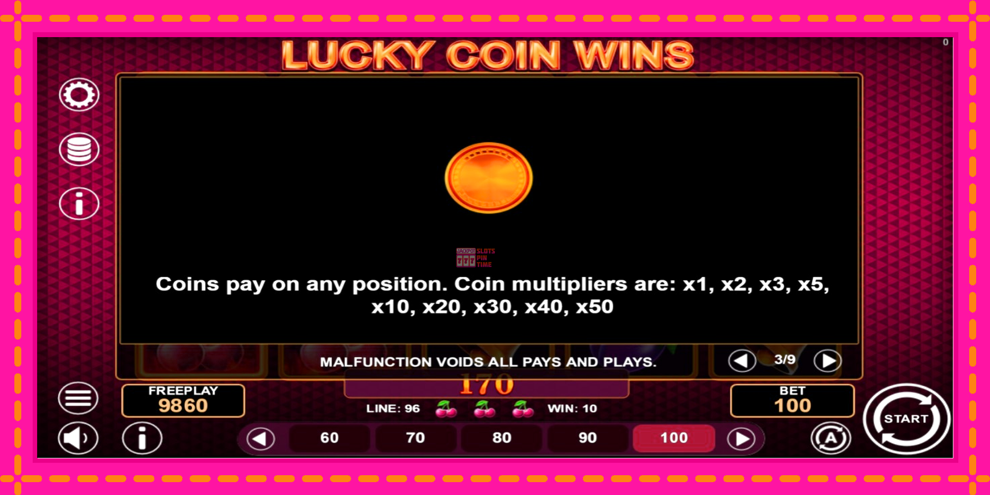 Slot machine Lucky Coin Wins gratuitamente, immagine 6