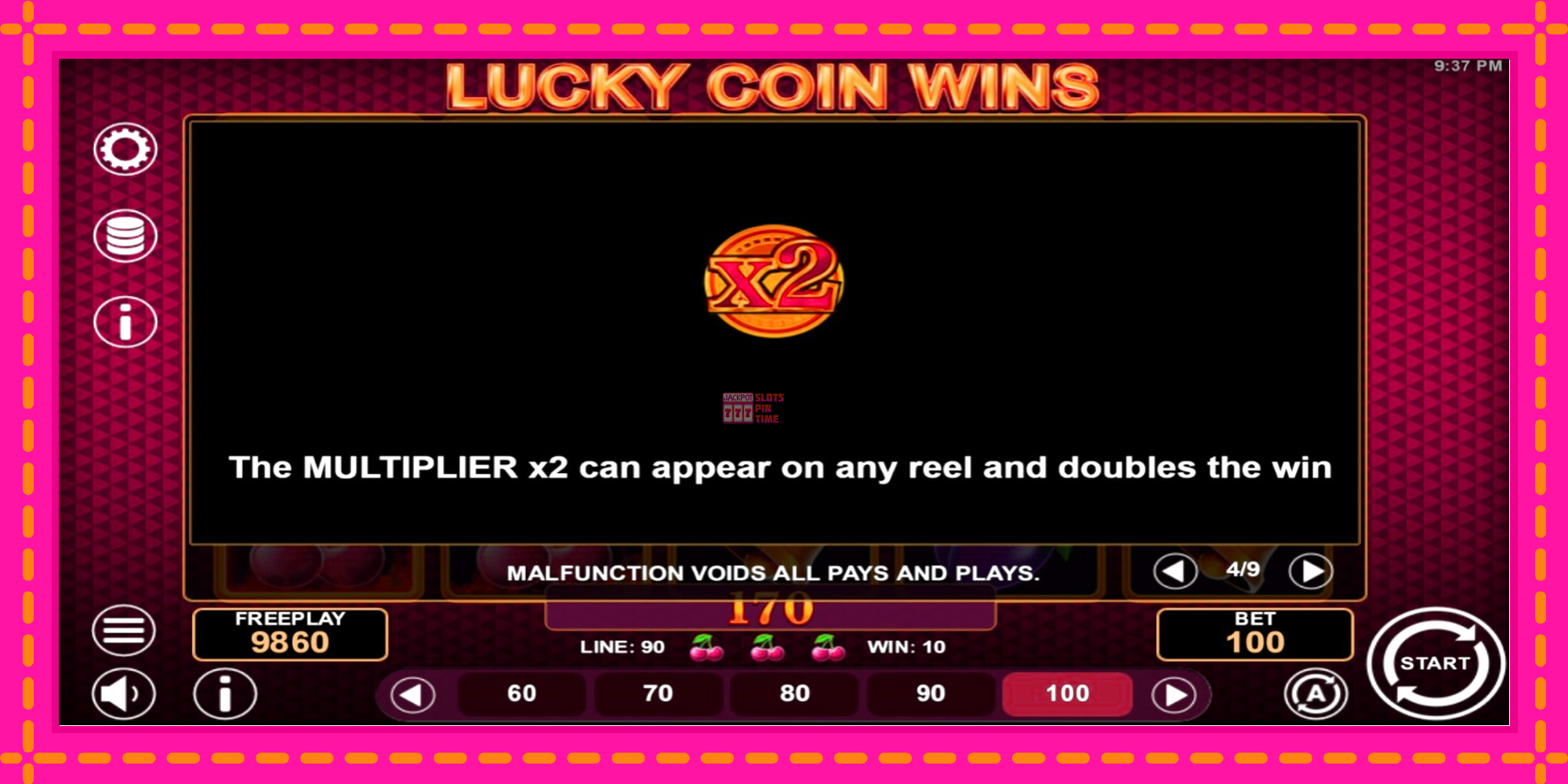 Slot machine Lucky Coin Wins gratuitamente, immagine 7