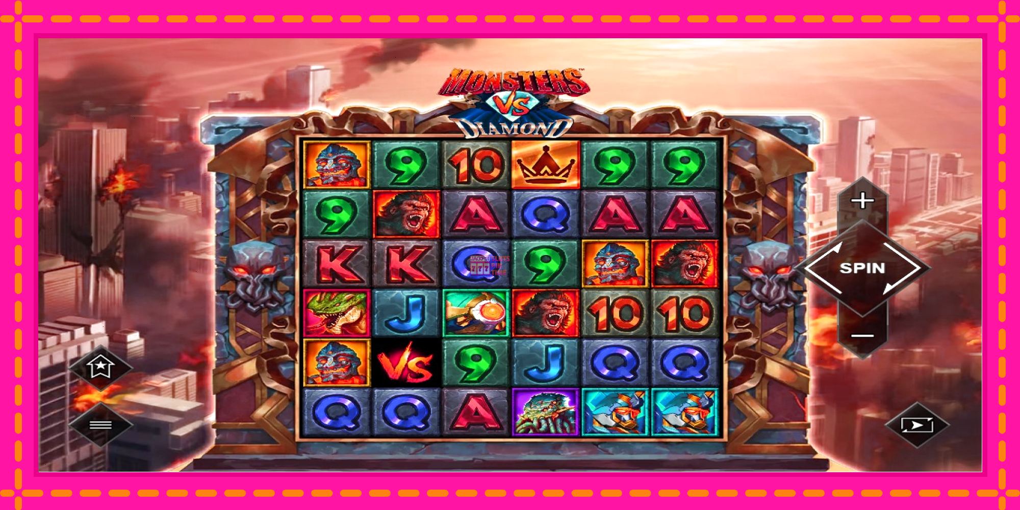 Slot machine Monsters VS Diamond gratuitamente, immagine 1