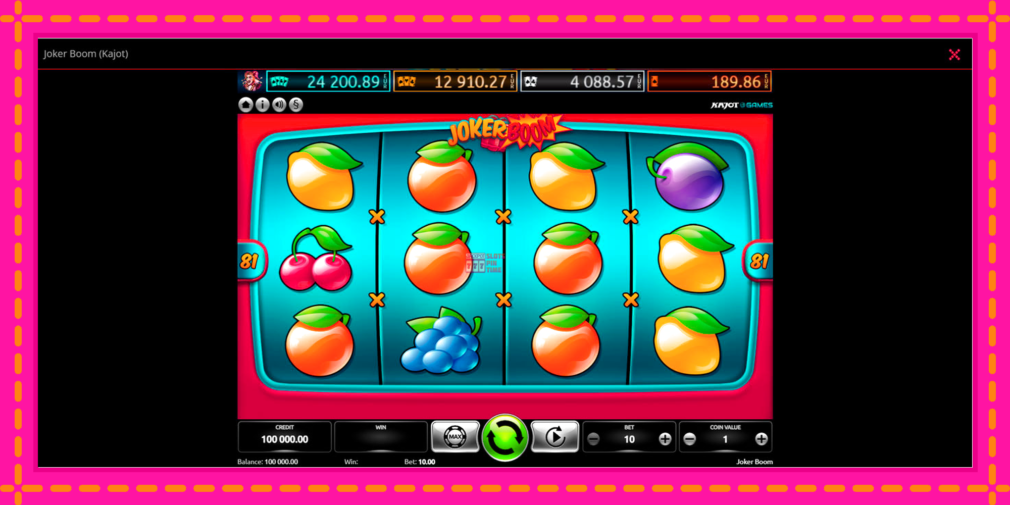 Slot machine Joker Boom gratuitamente, immagine 1