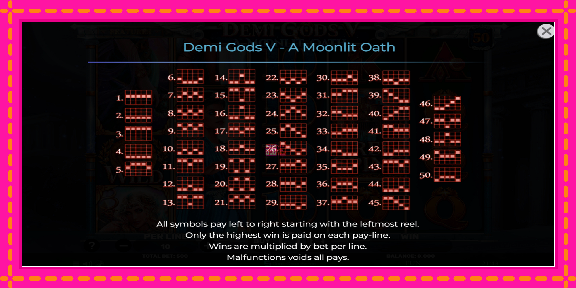 Slot machine Demi Gods V – A Moonlit Oath gratuitamente, immagine 7