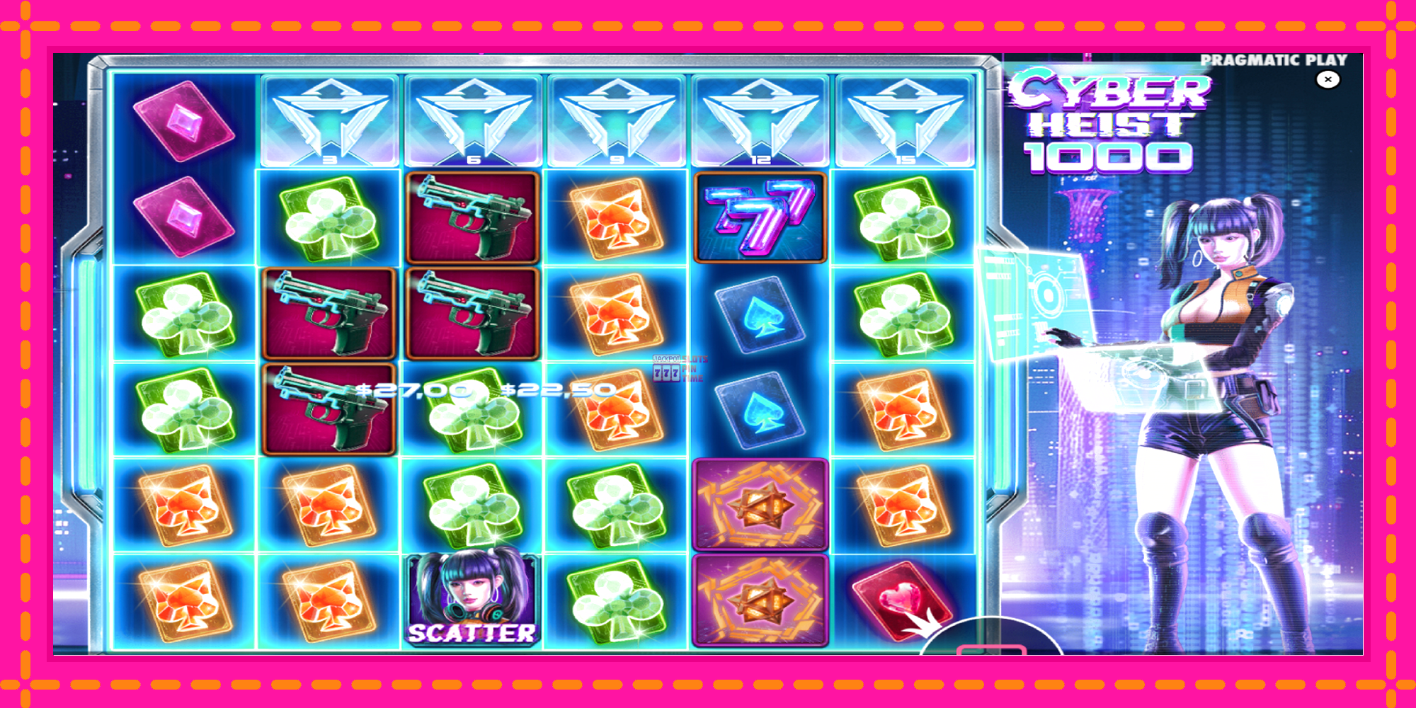 Slot machine Cyber Heist 1000 gratuitamente, immagine 6