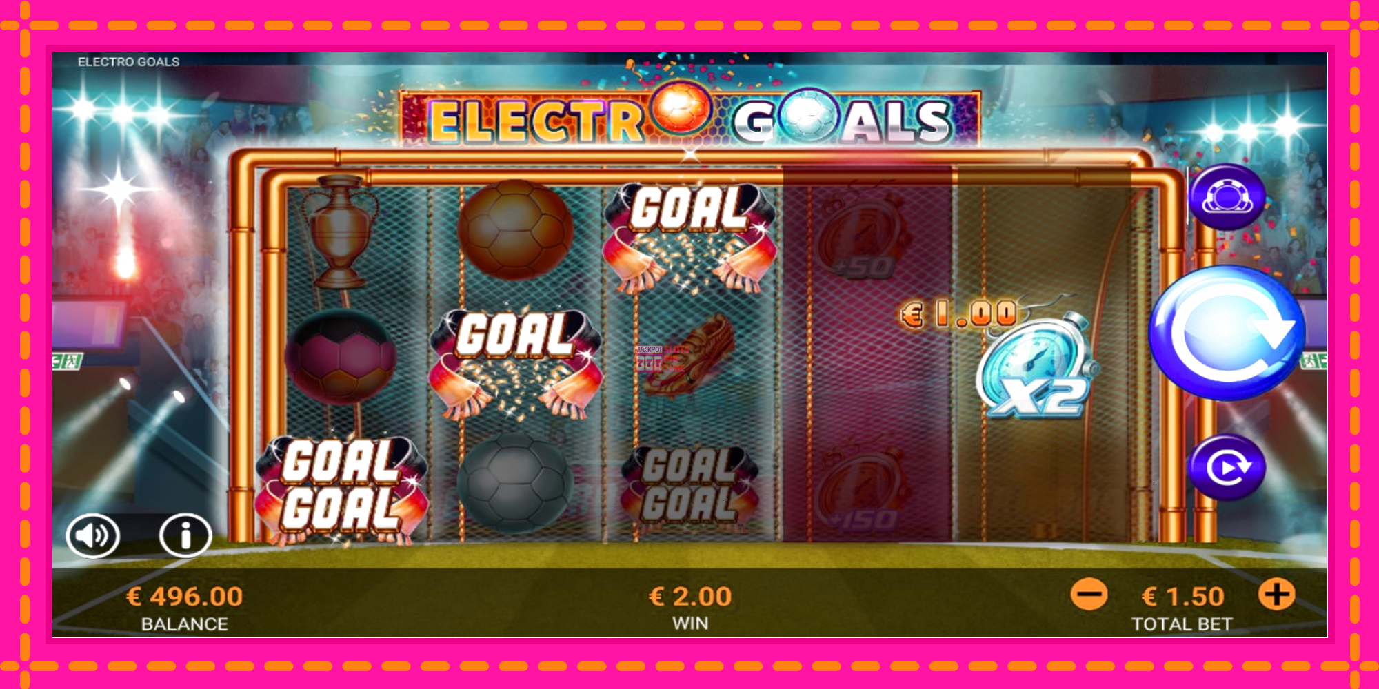 Slot machine Electro Goals gratuitamente, immagine 3