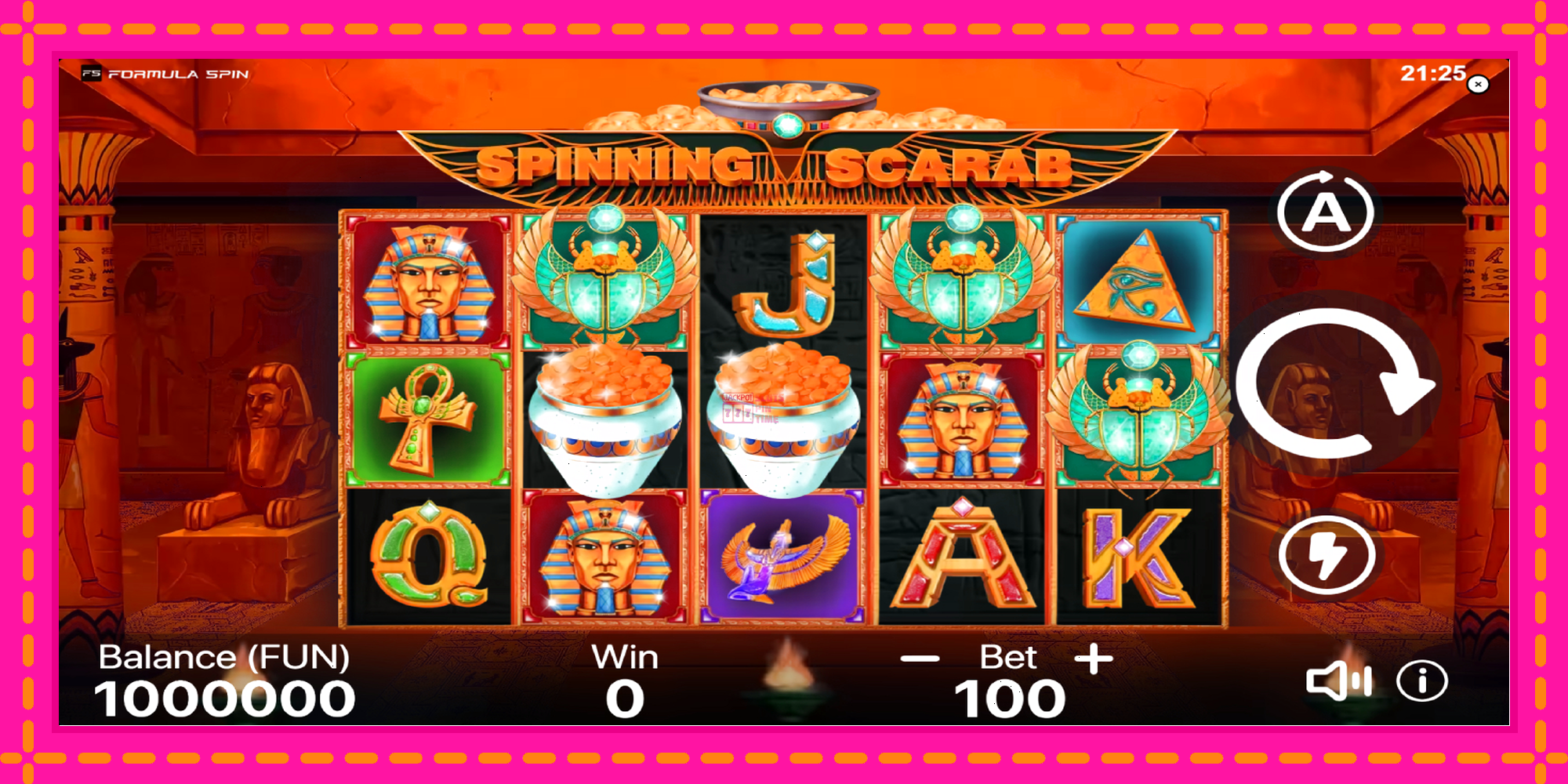 Slot machine Spinning Scarab gratuitamente, immagine 2