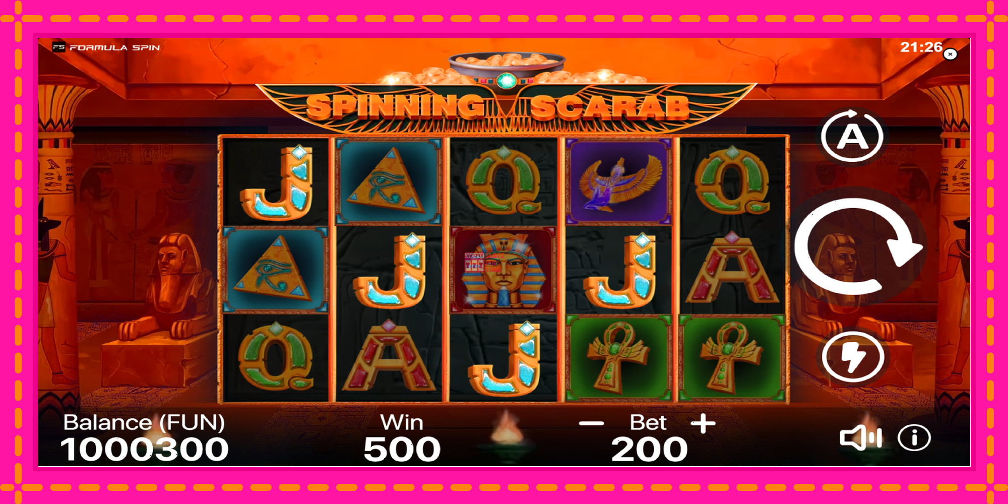 Slot machine Spinning Scarab gratuitamente, immagine 3