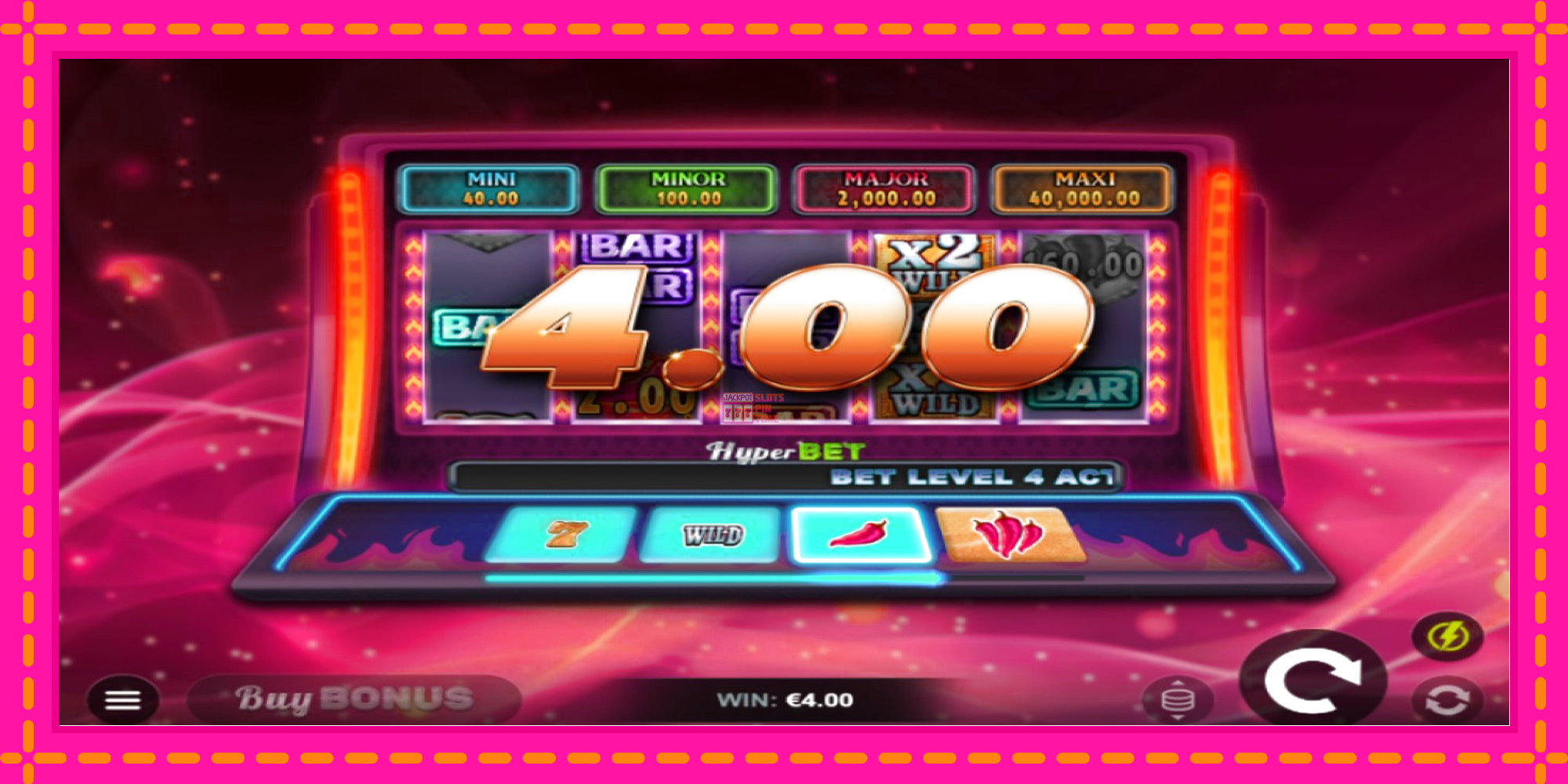 Slot machine Chili Flame 7s Hold and Win gratuitamente, immagine 2