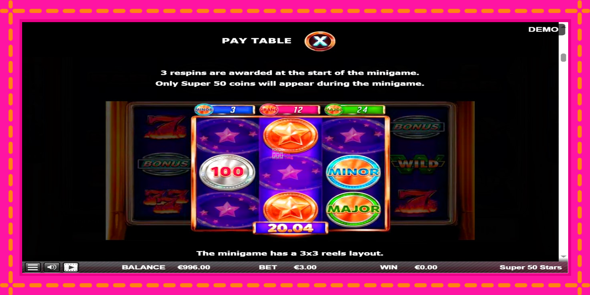 Slot machine Super 50 Stars gratuitamente, immagine 6