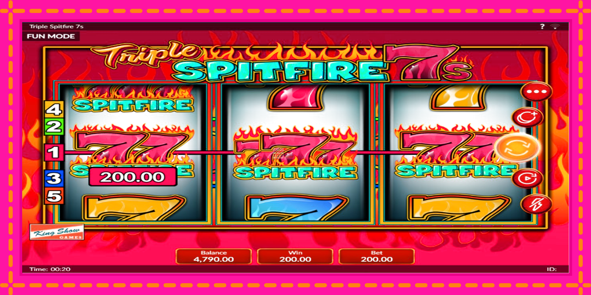 Slot machine Triple 777 Spitfire gratuitamente, immagine 3