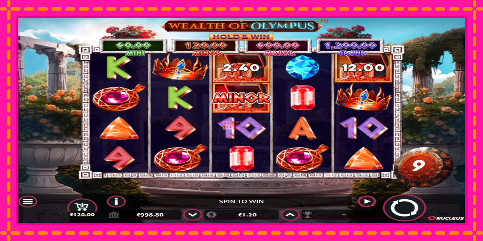 Slot machine Wealth of Olympus gratuitamente, immagine 1