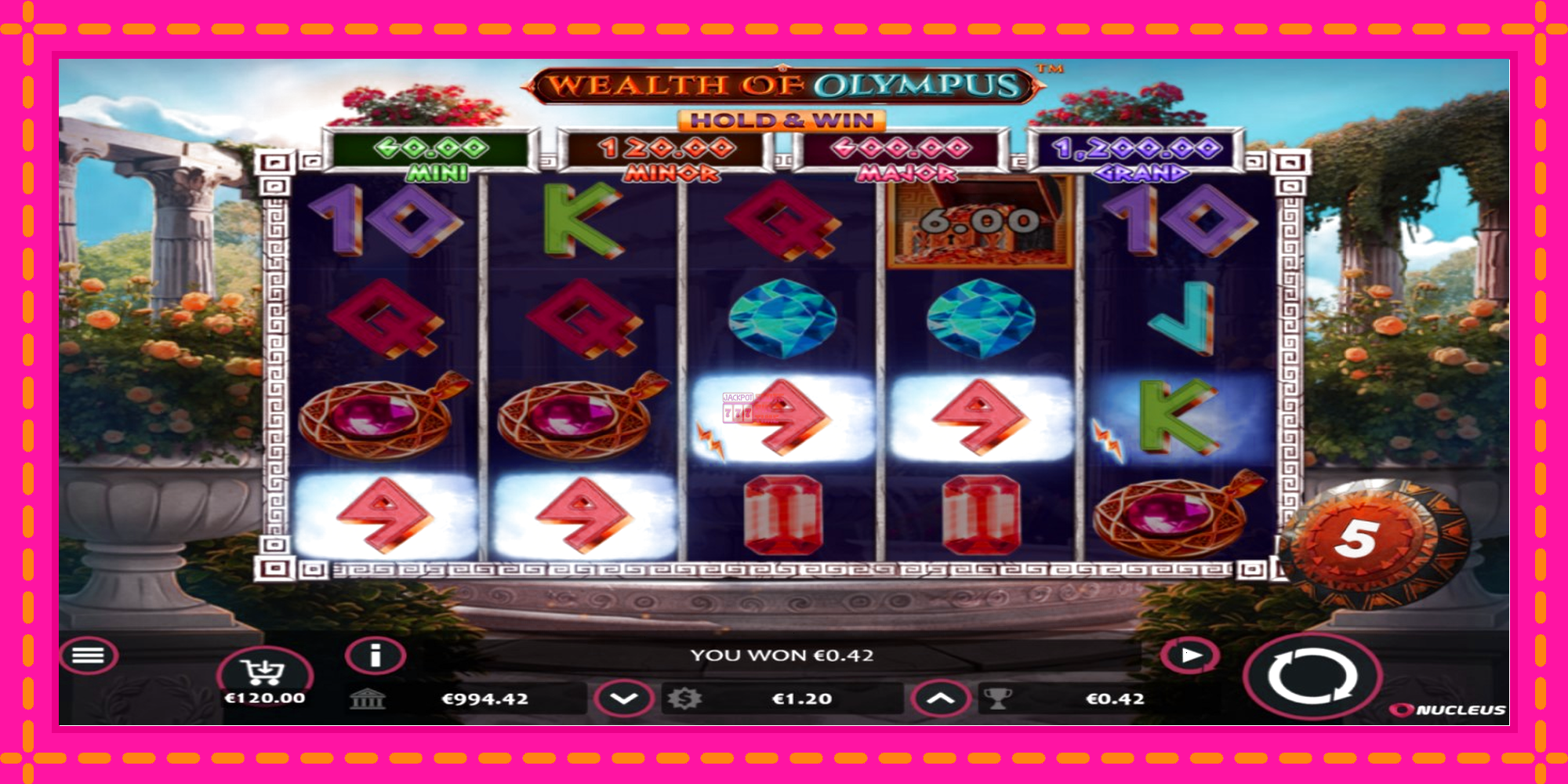 Slot machine Wealth of Olympus gratuitamente, immagine 2