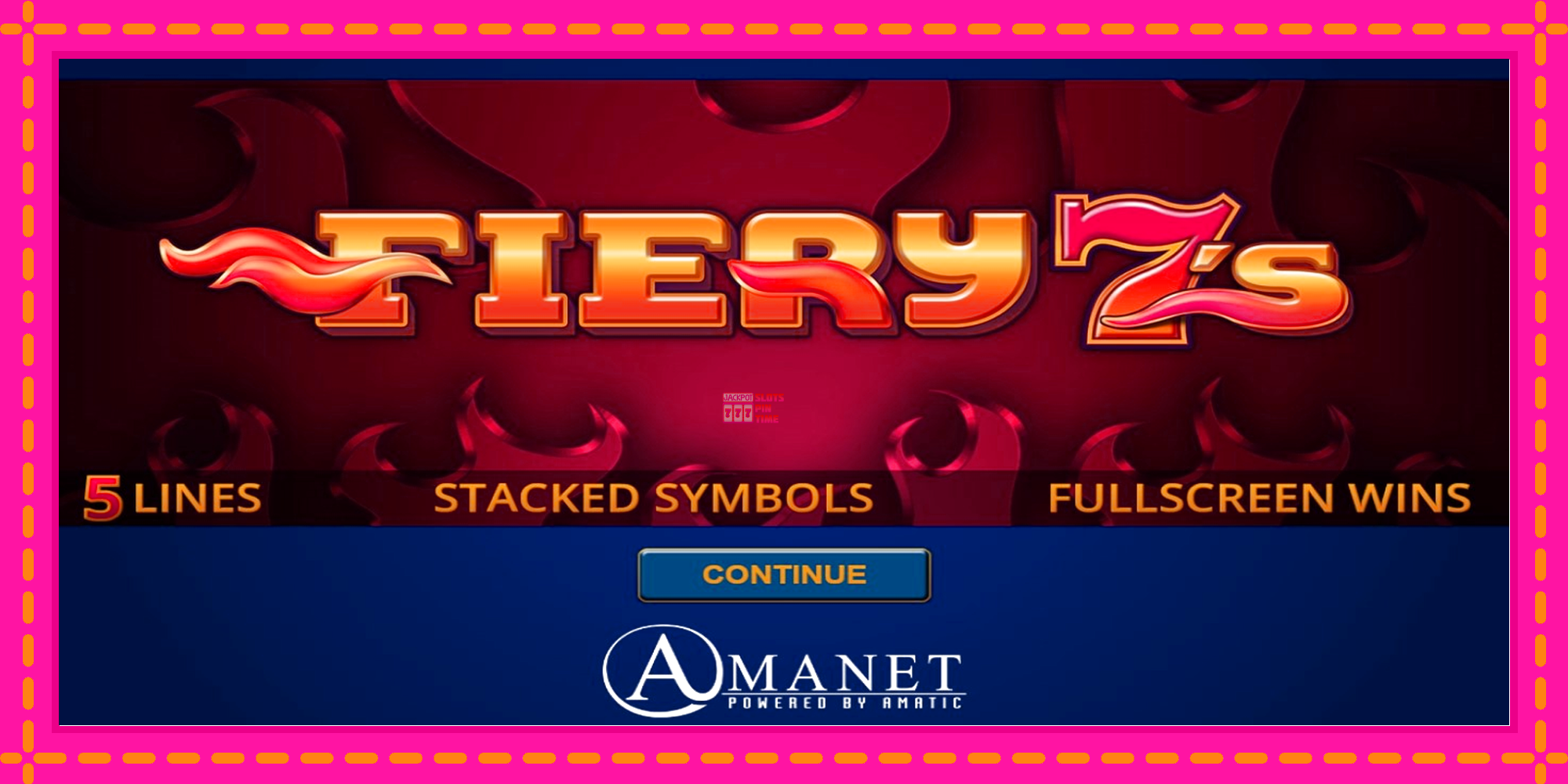 Slot machine Fiery 7s gratuitamente, immagine 1