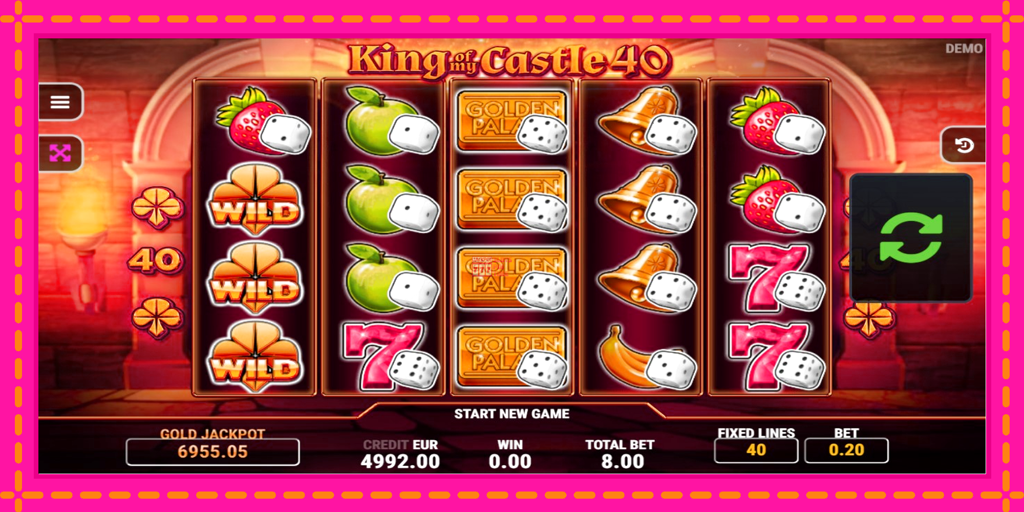 Slot machine King of My Castle 40 gratuitamente, immagine 2