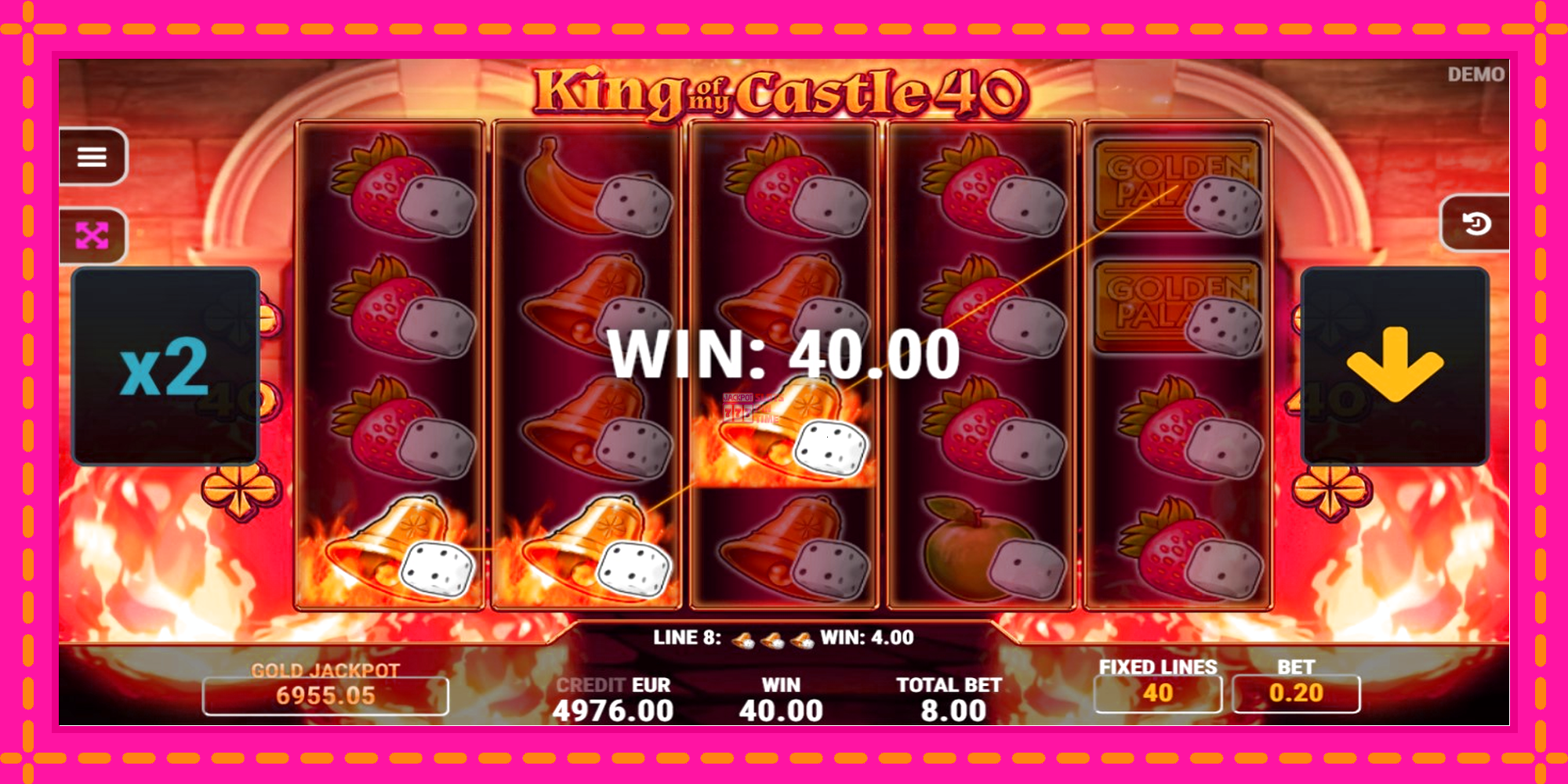 Slot machine King of My Castle 40 gratuitamente, immagine 3