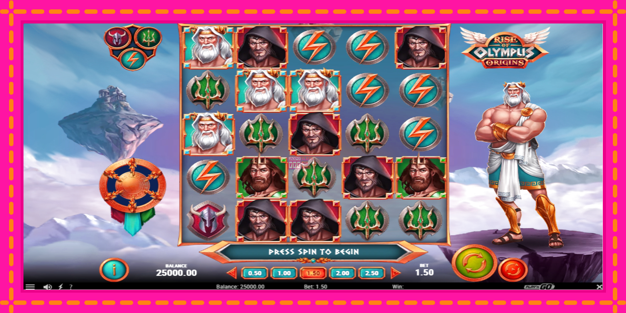 Slot machine Rise of Olympus Origins gratuitamente, immagine 2