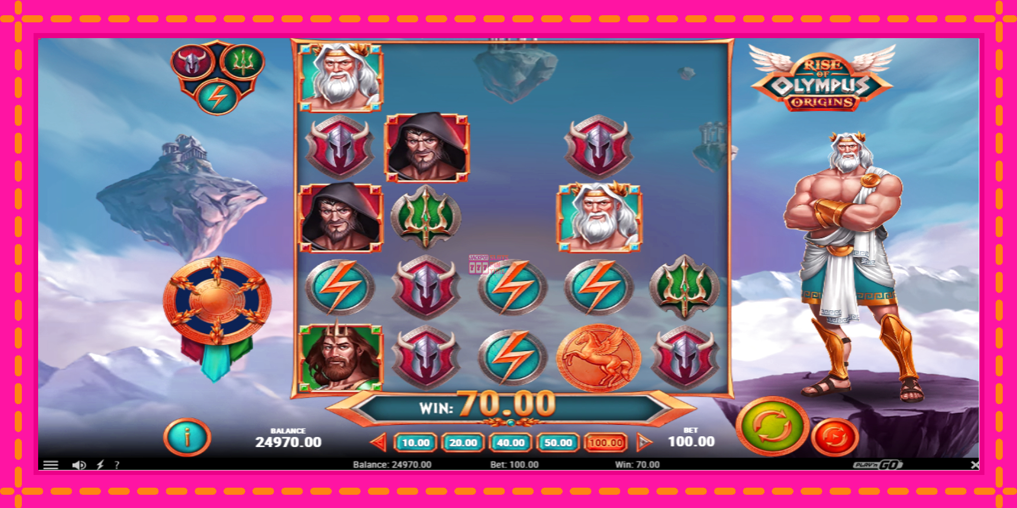 Slot machine Rise of Olympus Origins gratuitamente, immagine 3