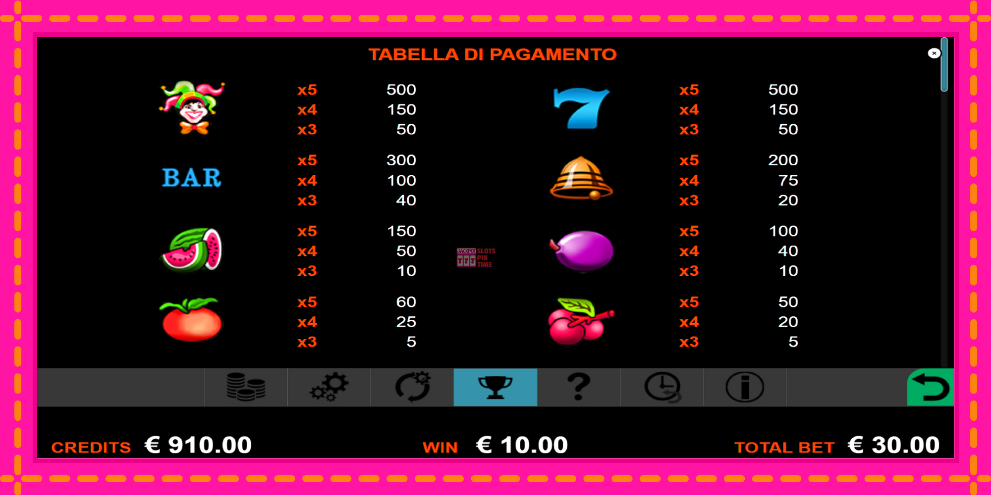 Slot machine Super Black gratuitamente, immagine 5